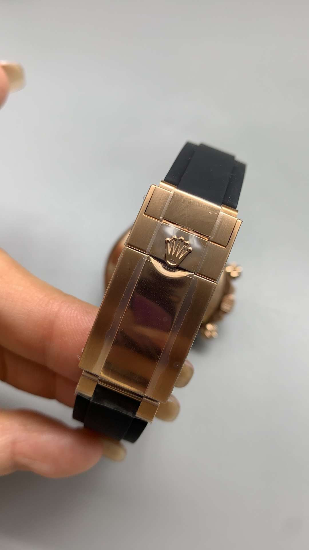 Rolex Daytona 40MM | หน้าปัดสีน้ำตาล (คาปูชิโน่) | ตัวเรือนสแตนเลสเคลือบสีโรสโกลด์ PVD