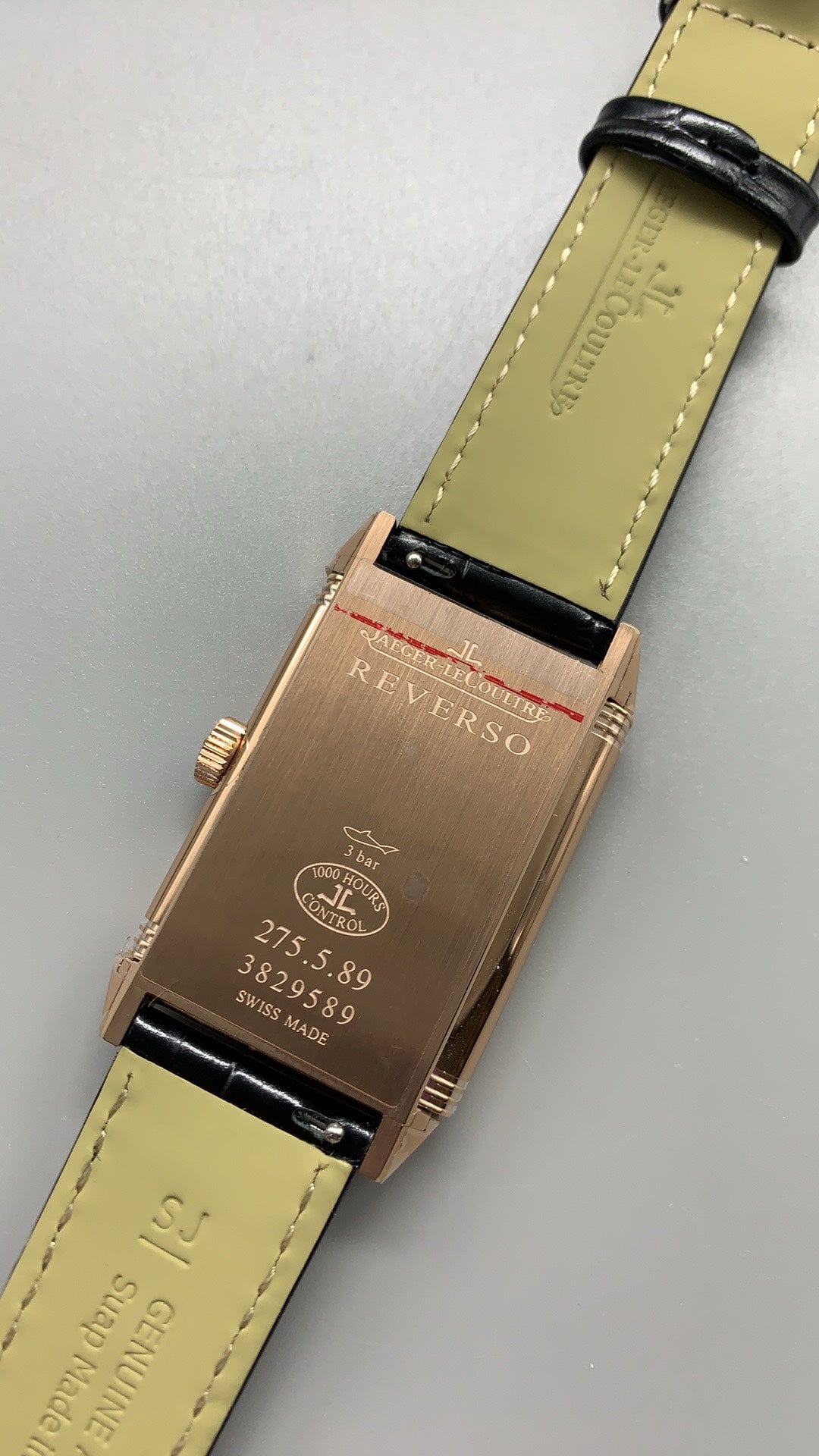 Jaeger-LeCoultre Reverso Tribute Small Seconds | 45.6×27.4MM | Stainless steel case | Green dial | Green alligator strap | Manual winding movement Cal.822/2