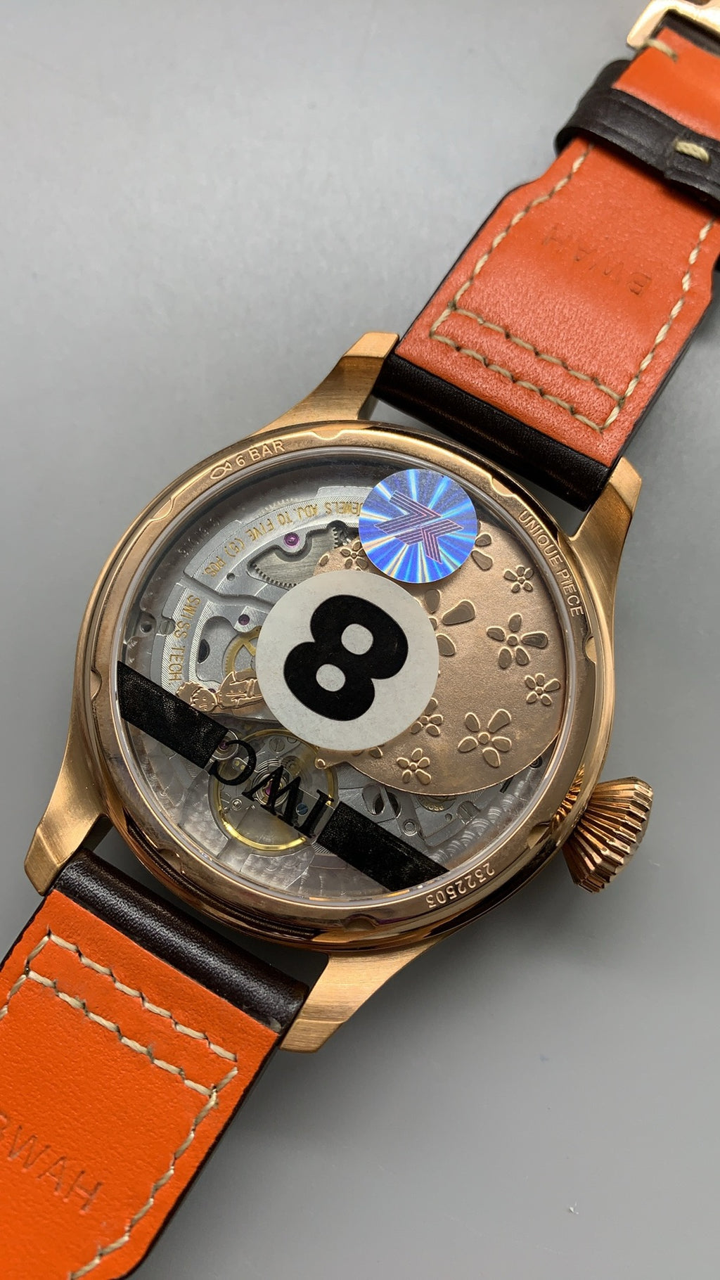 IWC Big Pilot’s Annual Calendar “Le Petit Prince” | 46MM | หน้าปัดสีน้ำเงิน | ตัวเรือนทองกุหลาบ | สายหนังสีน้ำตาล