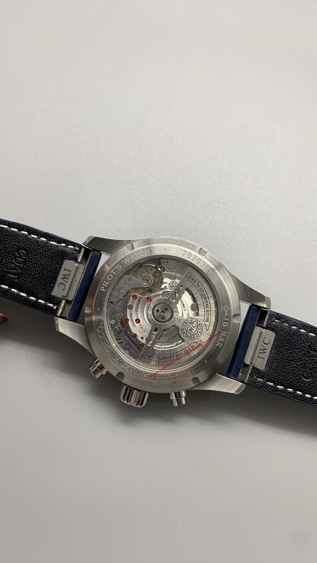 IWC Pilot’s Watch Chronograph | 41MM | หน้าปัดสีน้ำเงิน | สายหนังสีน้ำเงิน | กลไกอัตโนมัติ