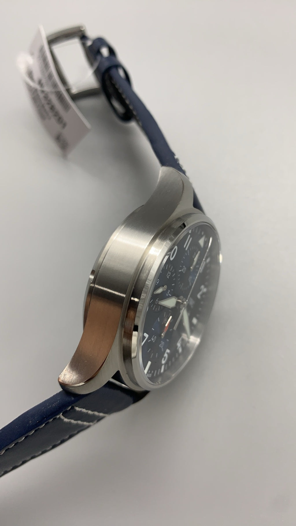 IWC Pilot’s Watch Chronograph | 41MM | หน้าปัดสีน้ำเงิน | สายหนังสีน้ำเงิน | กลไกอัตโนมัติ