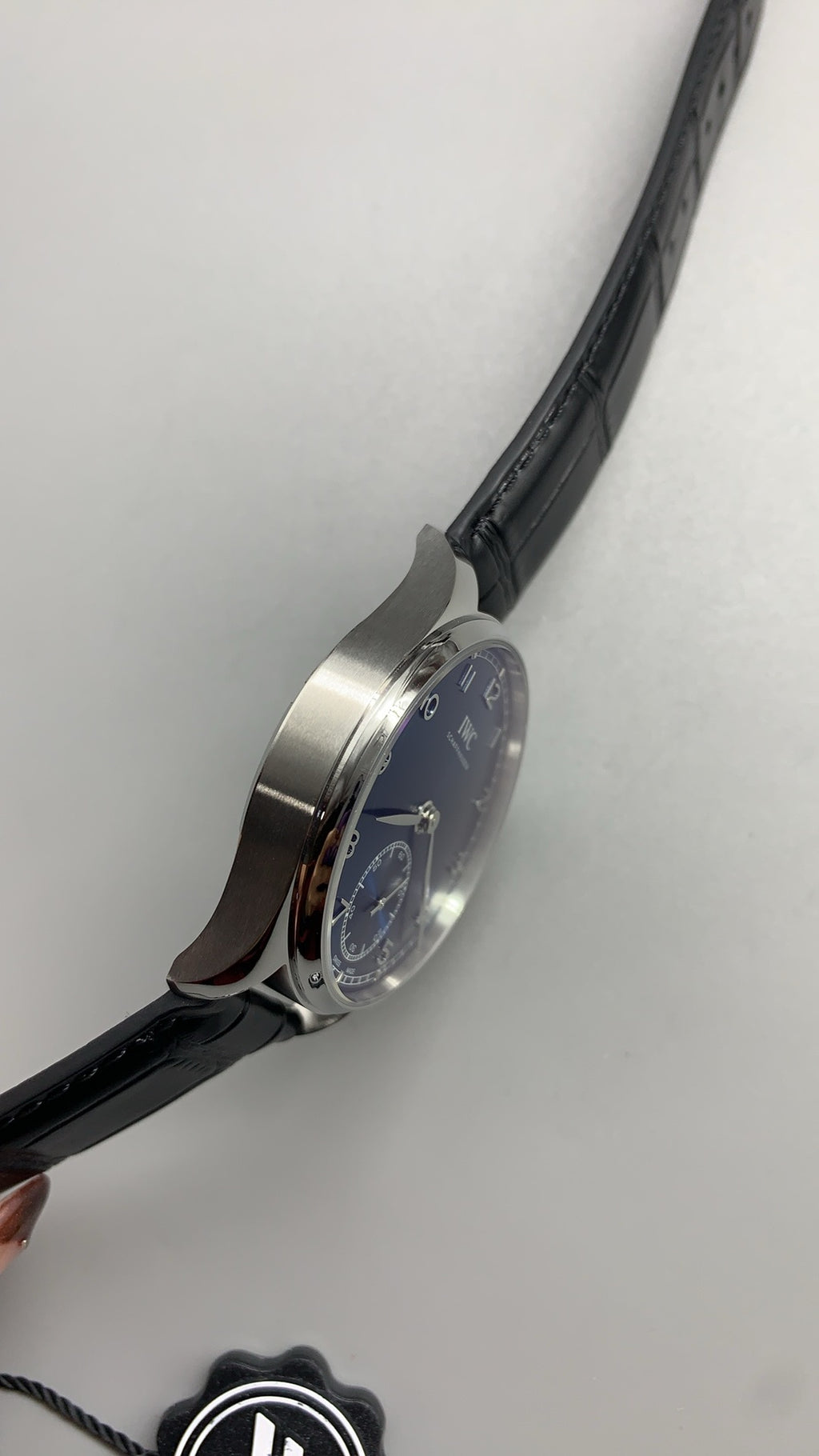 IWC Portugieser Automatic 7 Days | 42.3MM | หน้าปัดสีน้ำเงิน | สายหนังจระเข้ | กลไกอัตโนมัติ