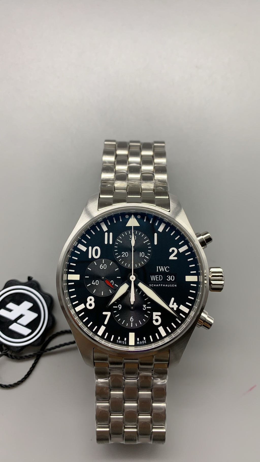 IWC Pilot’s Watch Chronograph | 41MM | ตัวเรือนสแตนเลส | หน้าปัดสีดำ | สายเหล็ก | กลไกอัตโนมัติ Cal.69385