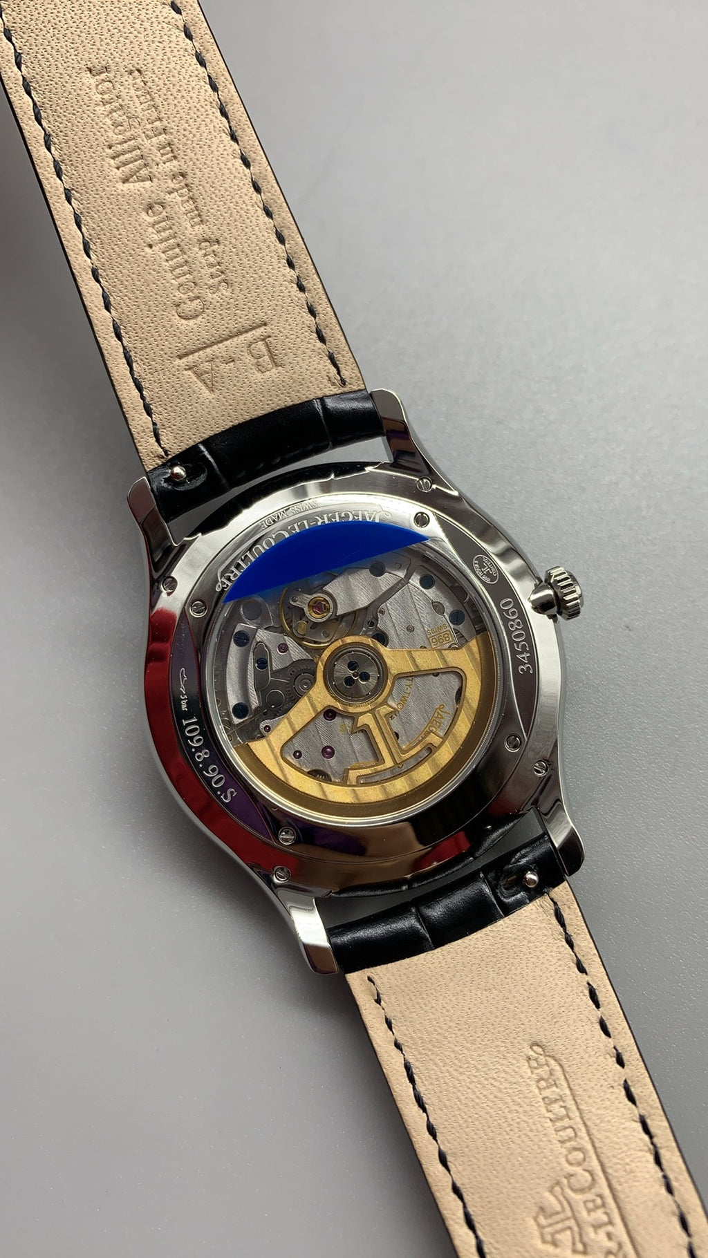 Jaeger-LeCoultre Master Ultra Thin Small Seconds | 40MM | Stainless Steel Case | Small Seconds Function | Silver Dial | Black Alligator Strap | Automatic Caliber 896/1