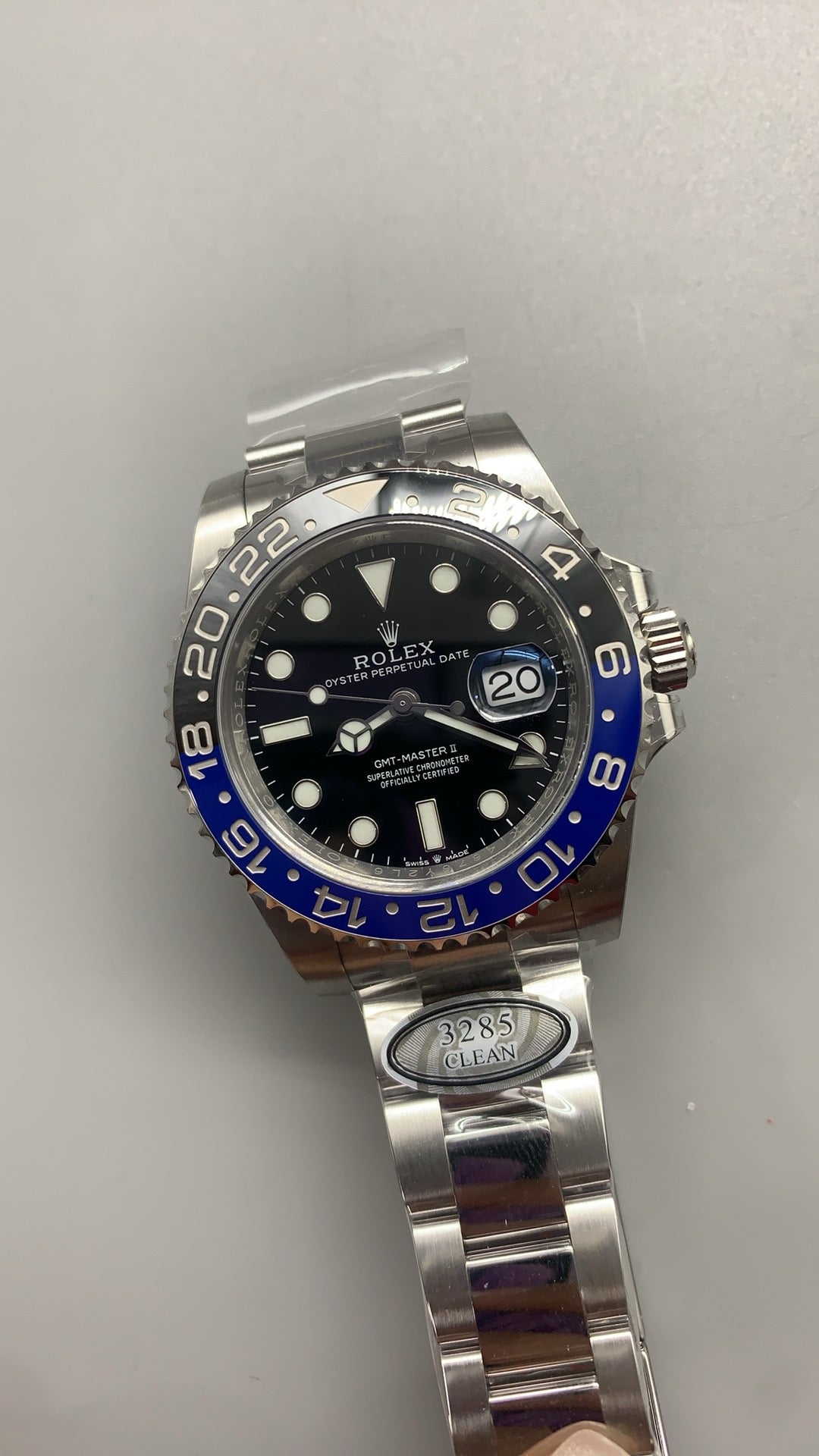 Rolex GMT-Master II 40MM | ฟังก์ชัน GMT 2 โซนเวลา | กลไกอัตโนมัติ Cal.3285
