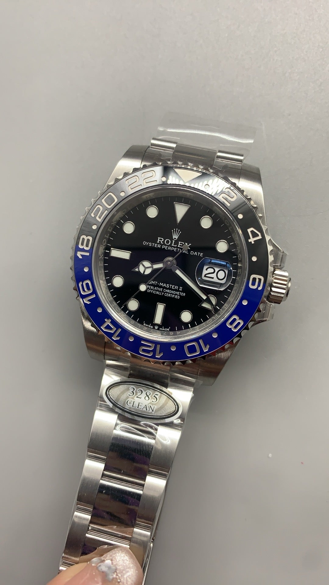 Rolex GMT-Master II 40MM | ฟังก์ชัน GMT 2 โซนเวลา | กลไกอัตโนมัติ Cal.3285