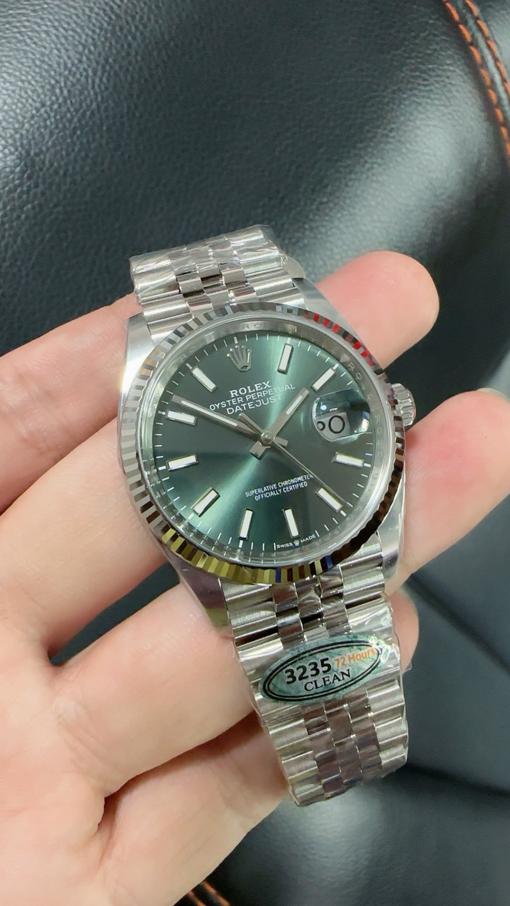 Rolex Datejust 36MM | หน้าปัดสีเขียว | กลไกอัตโนมัติ Cal.3235