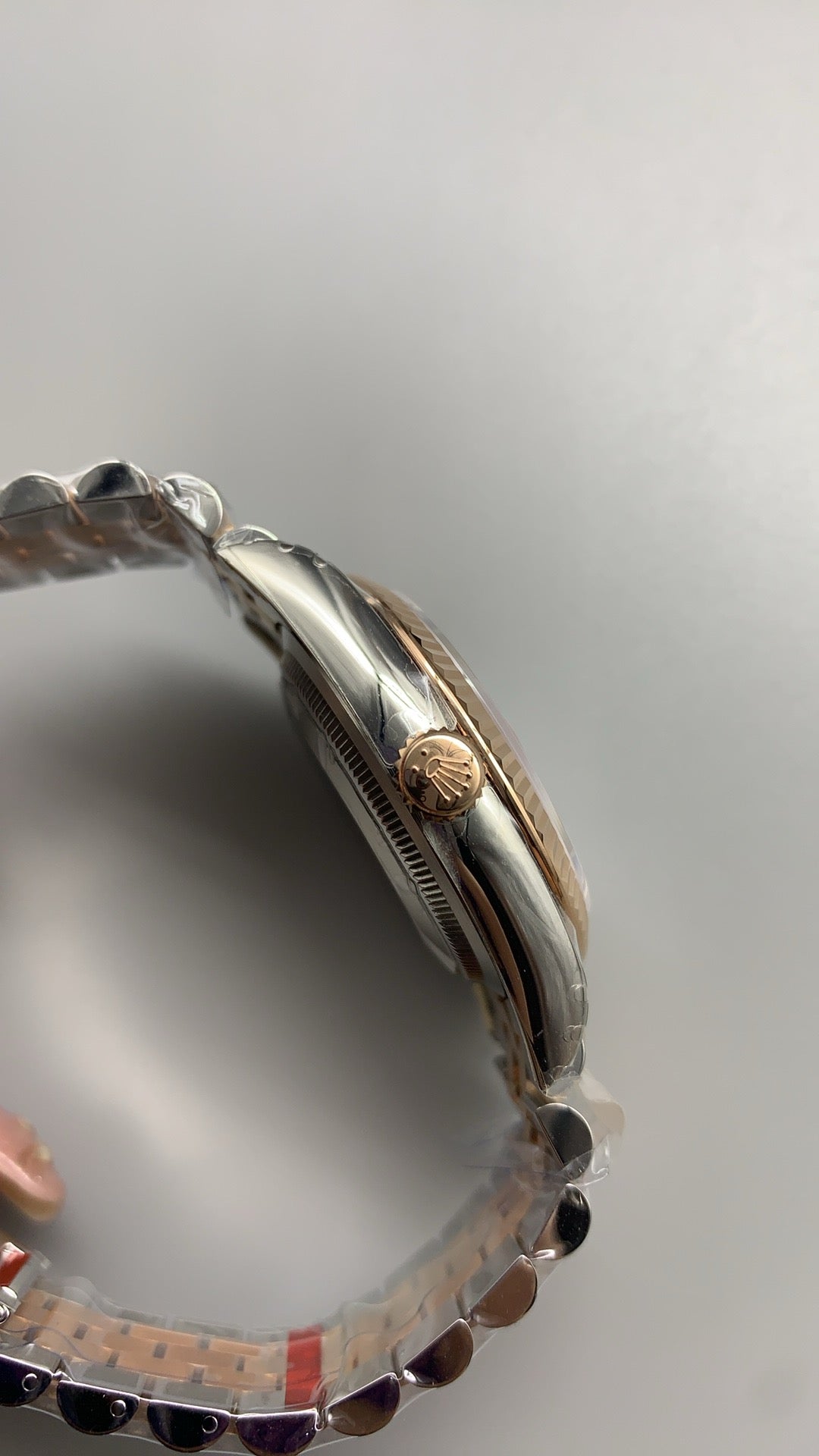 Rolex Datejust 36MM | หน้าปัดลายตาราง | ตัวเรือนสแตนเลสสลับเคลือบสีโรสโกลด์ PVD | กลไกอัตโนมัติ Cal.3235