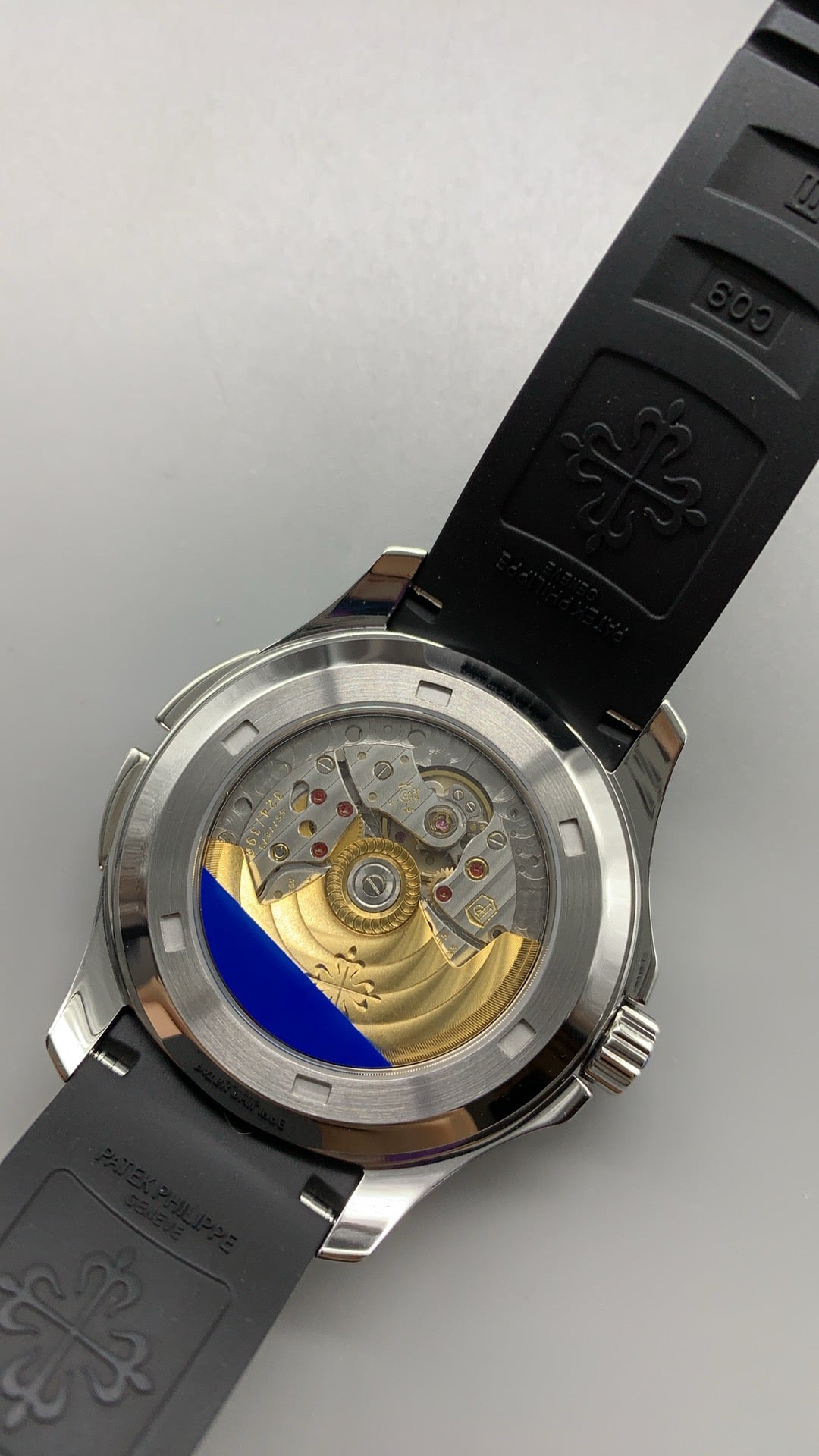 Patek Philippe Aquanaut 5164 | 40.8MM | หน้าปัดสีน้ำตาลเข้มลายตาราง | สายยางสีน้ำตาล | กลไกอัตโนมัติ Cal.324 S C