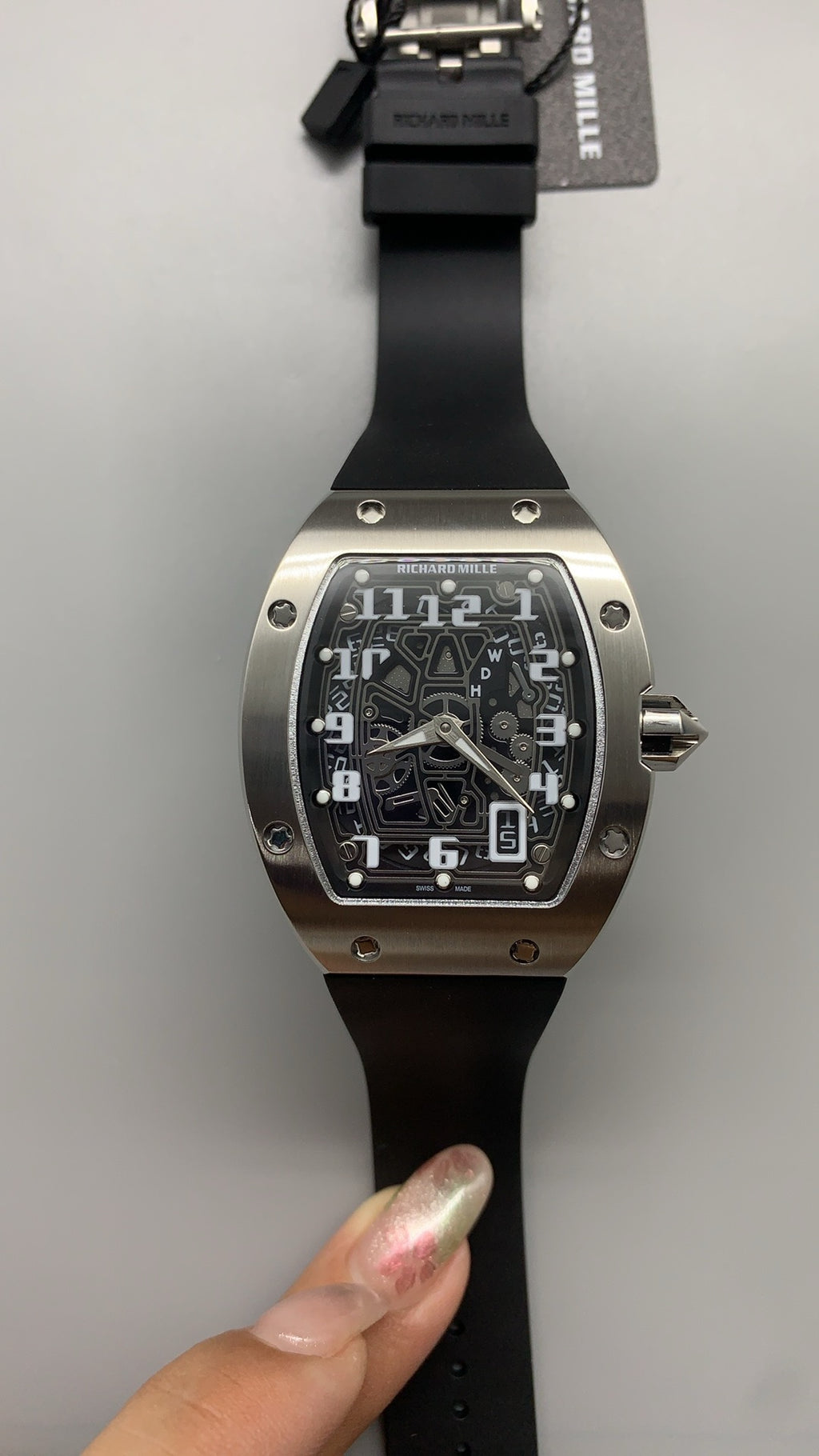 Richard Mille RM67-01 | 38.7MM | ตัวเรือนไทเทเนียมเกรด 5 | หน้าปัดสเกเลตัน | กลไกอัตโนมัติ CRMA6