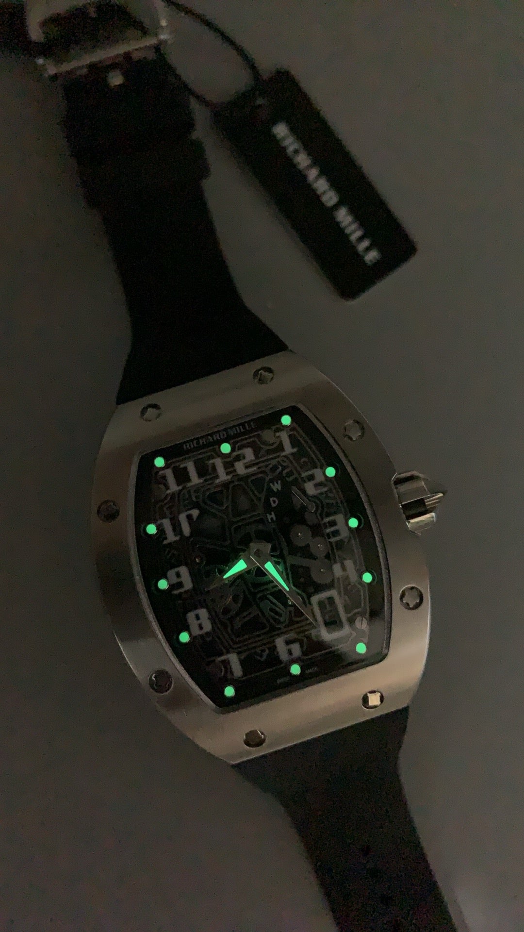 Richard Mille RM67-01 | 38.7MM | ตัวเรือนไทเทเนียมเกรด 5 | หน้าปัดสเกเลตัน | กลไกอัตโนมัติ CRMA6