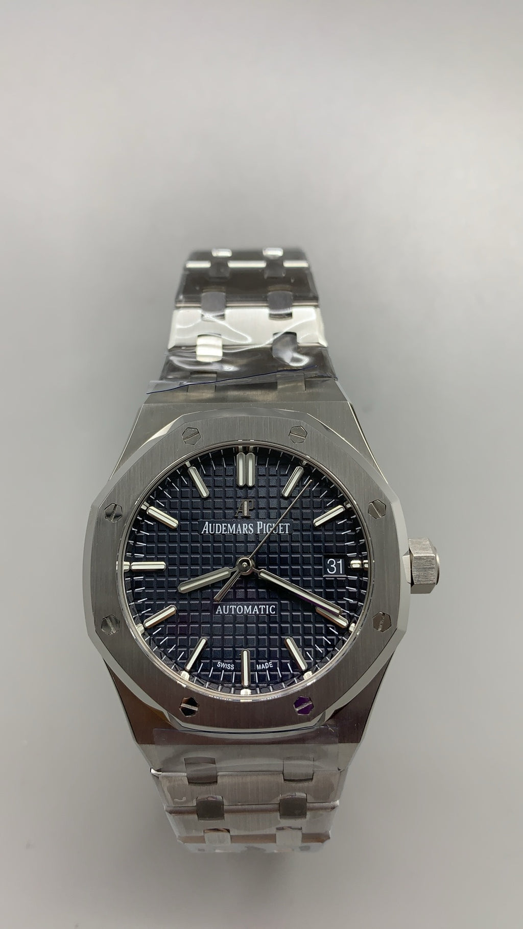 Audemars Piguet Royal Oak 15450ST | 37MM | ตัวเรือนสแตนเลสสตีล | หน้าปัดสีน้ำเงิน | กลไกอัตโนมัติ Cal.3120