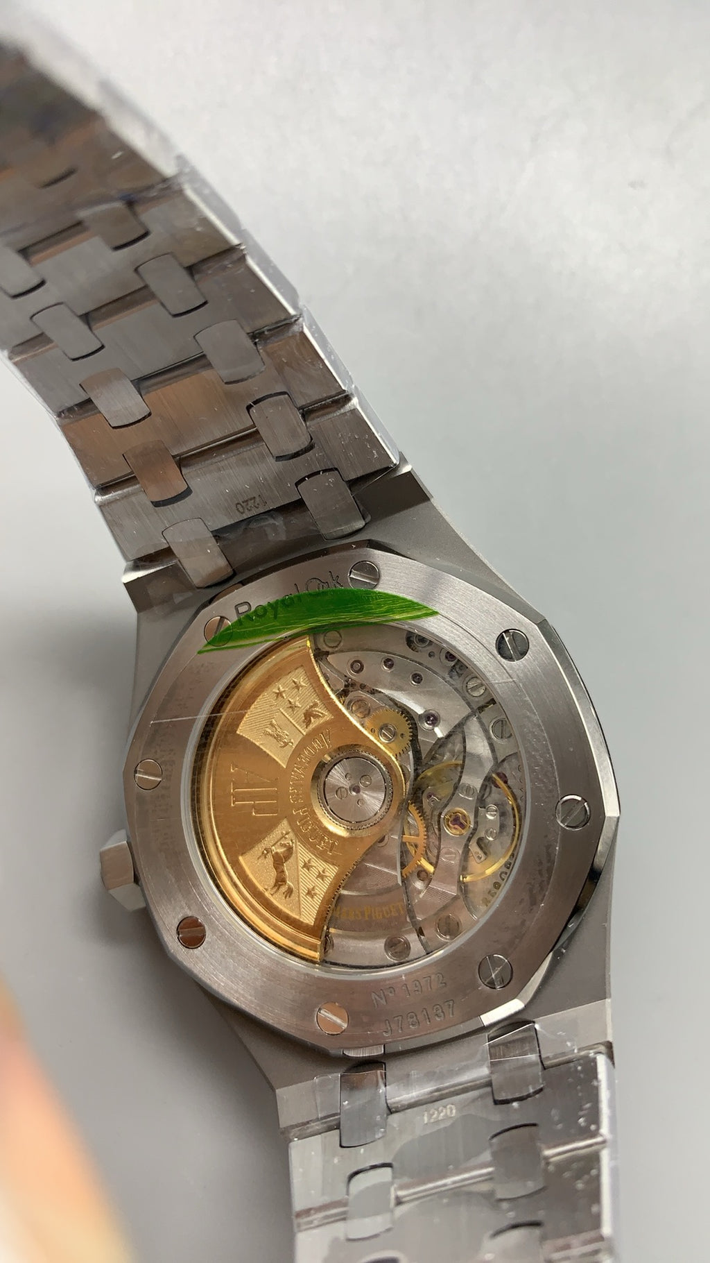 Audemars Piguet Royal Oak 15450ST | 37MM | ตัวเรือนสแตนเลสสตีล | หน้าปัดสีน้ำเงิน | กลไกอัตโนมัติ Cal.3120