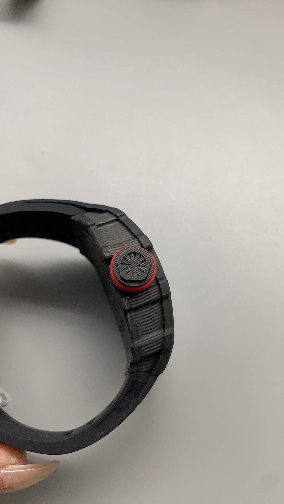 Richard Mille RM35-01 | 42MM | ตัวเรือนคาร์บอนไฟเบอร์ NTPT + โครงไทเทเนียม | หน้าปัดสเกเลตัน | กลไกไขลานมือ RMUL3