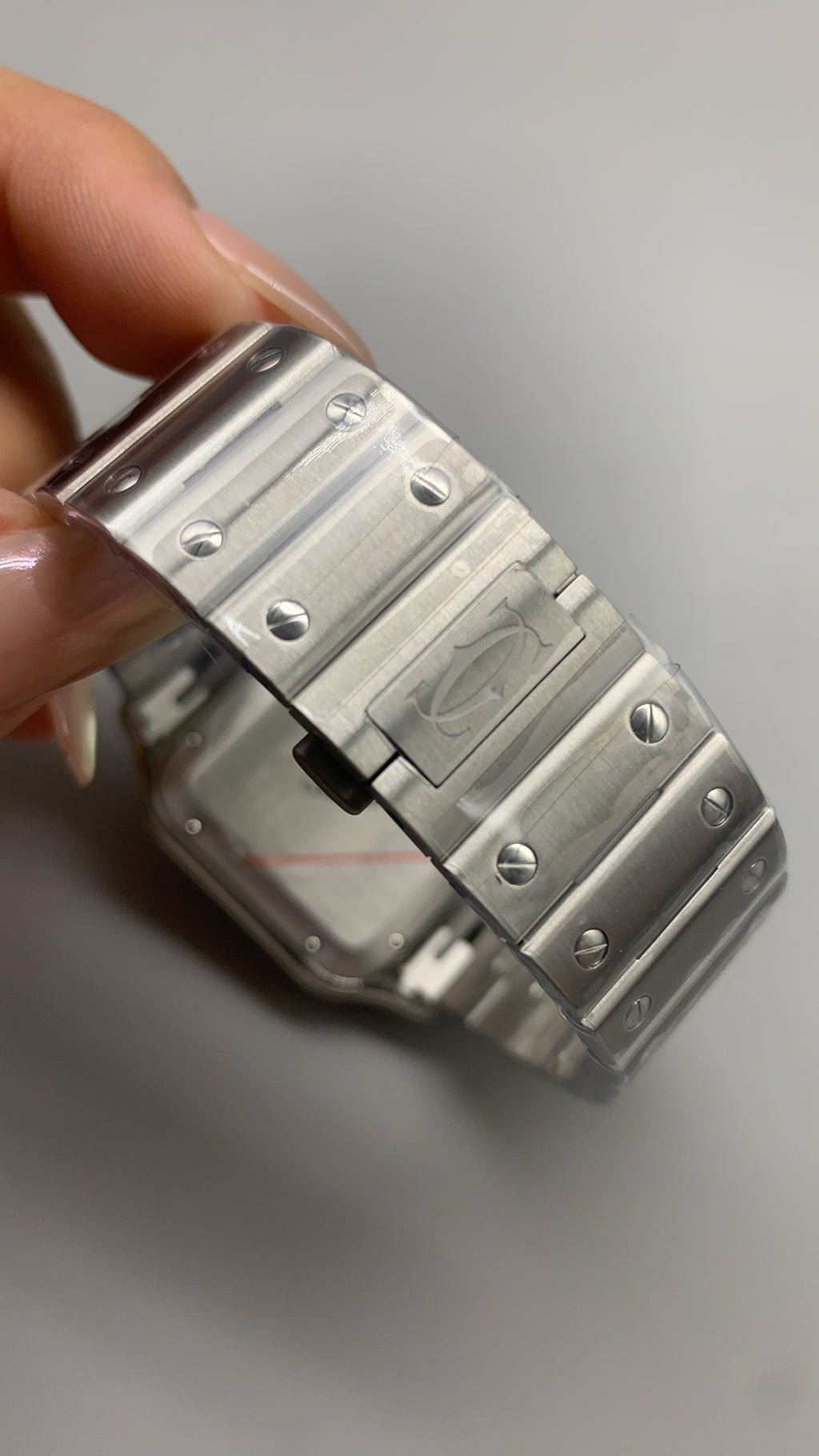 Cartier Santos de Cartier | ขนาด 40 มม. (Large) | หน้าปัดสีน้ำตาล | อัตโนมัติ