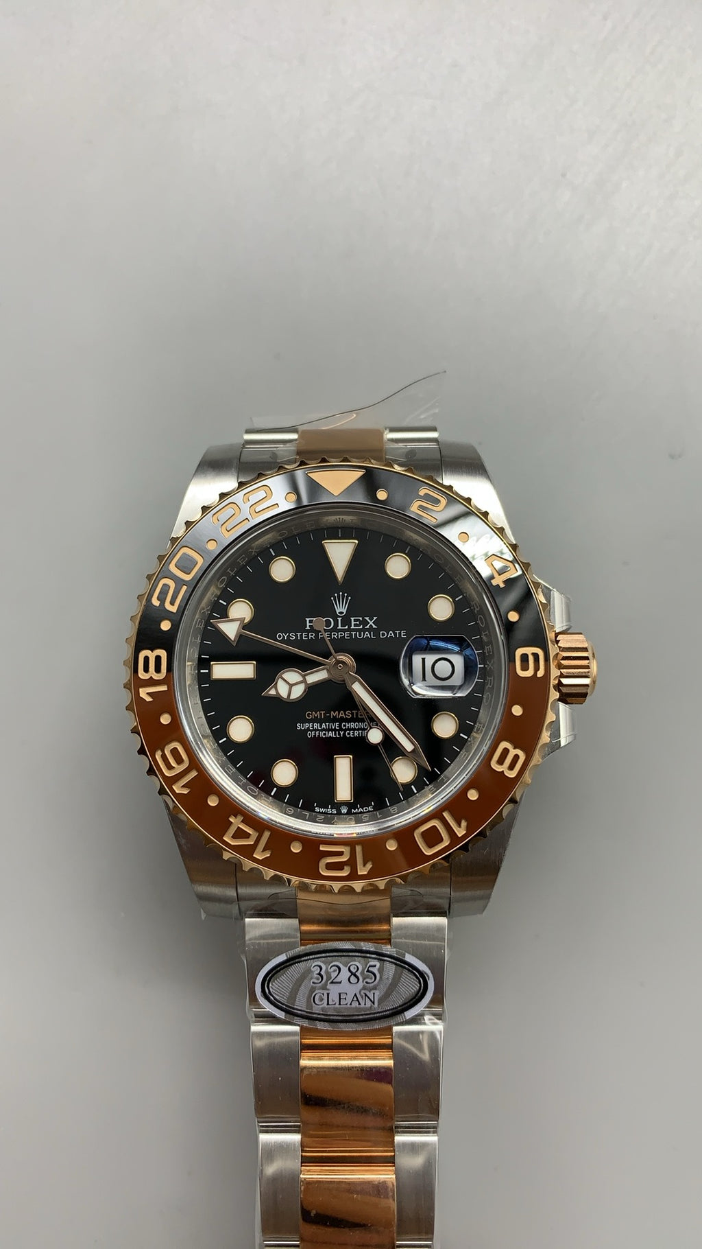 Rolex GMT-Master II 40MM | Two-tone bronze-black bezel (Super Root Beer) | Automatic movement Cal.3285