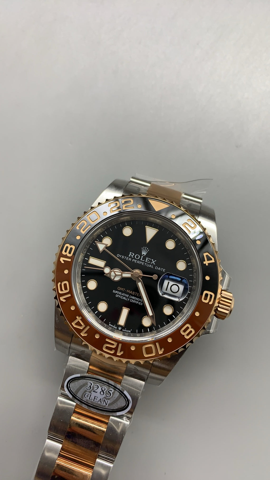 Rolex GMT-Master II 40MM | Two-tone bronze-black bezel (Super Root Beer) | Automatic movement Cal.3285
