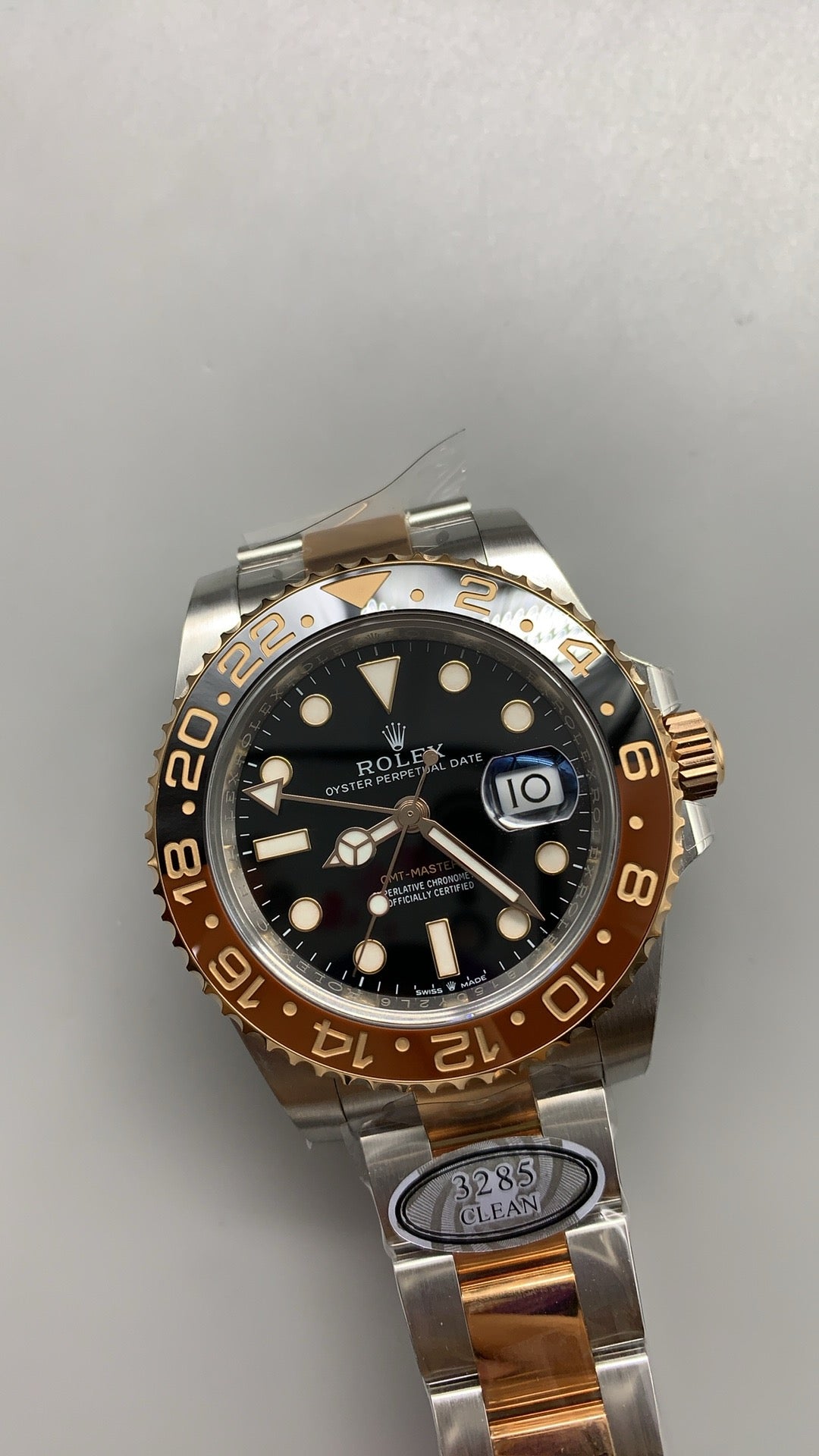 Rolex GMT-Master II 40MM | ขอบทูโทนบรอนซ์-ดำ (ซูเปอร์รูทเบียร์) | กลไกอัตโนมัติ Cal.3285