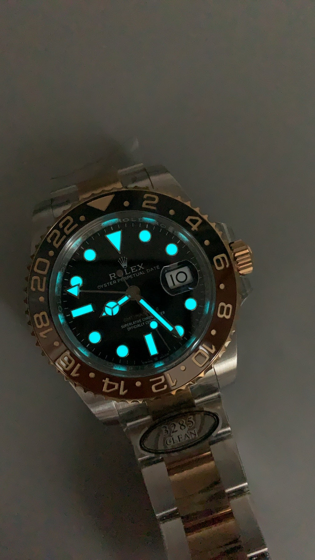 Rolex GMT-Master II 40MM | Two-tone bronze-black bezel (Super Root Beer) | Automatic movement Cal.3285