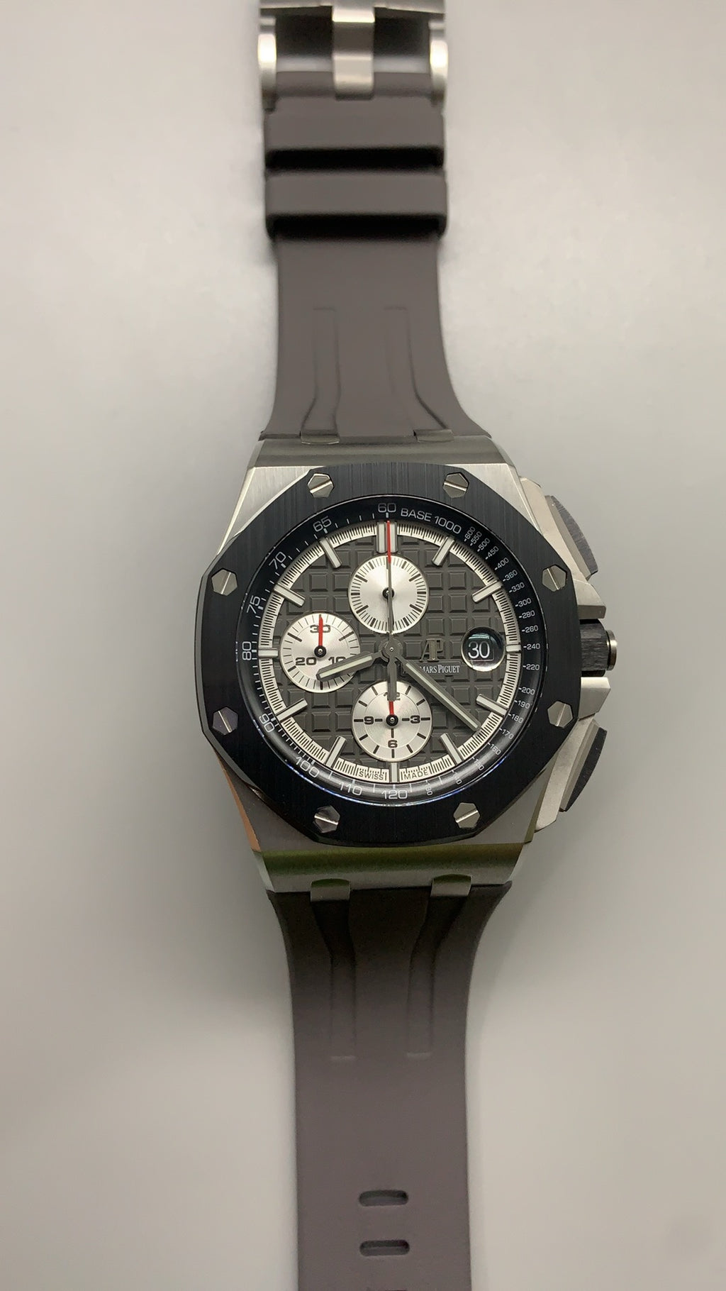 Audemars Piguet Royal Oak Offshore 26420ST | 43MM | ตัวเรือนสแตนเลสสตีล | หน้าปัดสีเทา | จับเวลา Chronograph | กลไกอัตโนมัติ Cal.4401