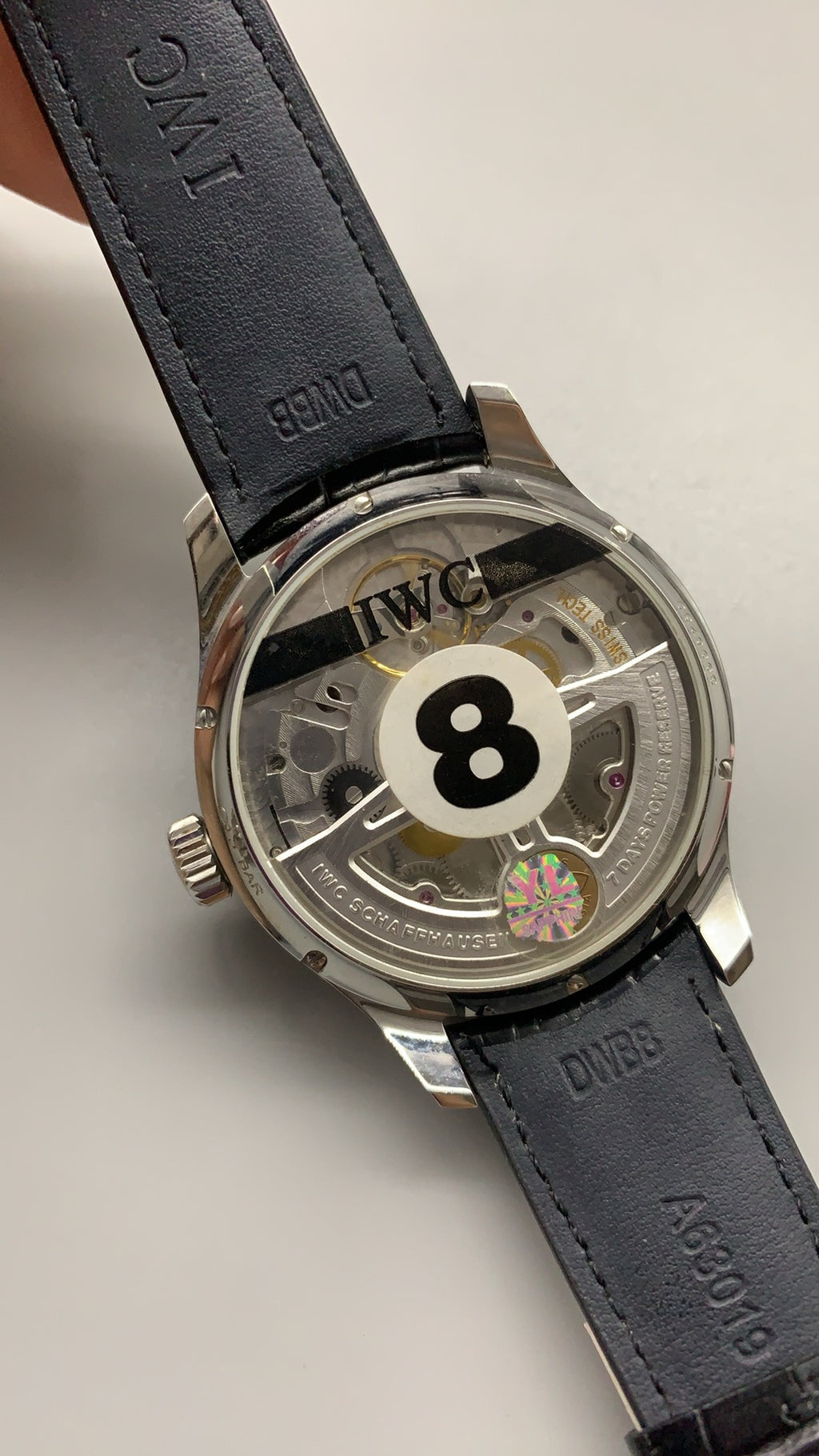 IWC Portugieser Perpetual Calendar 44 | 44.2MM | ตัวเรือนสแตนเลสสตีล | ปฏิทินถาวร + พลังงานสำรอง 7 วัน | หน้าปัดสีเขียว | สายหนังจระเข้สีดำ | กลไกอัตโนมัติ Cal.52610