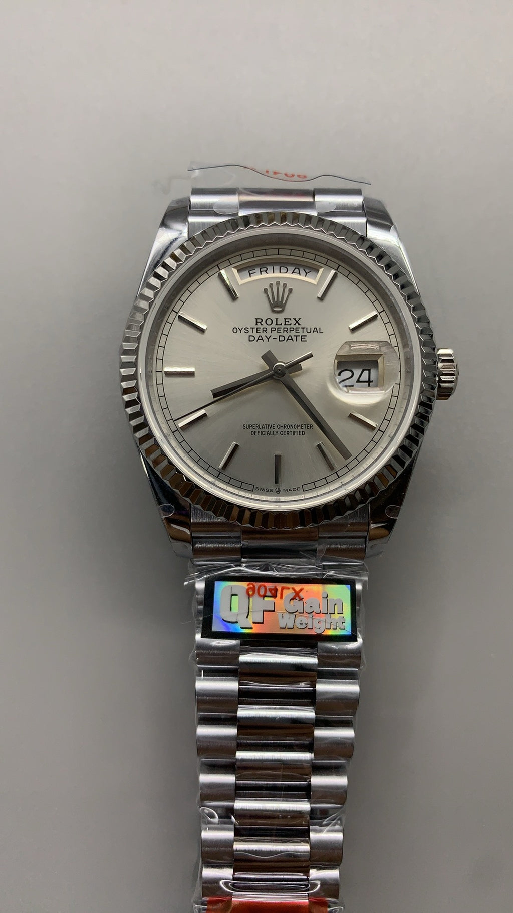 Rolex Day-Date 40MM | โชว์วันและวันที่ | กลไกอัตโนมัติ Cal.3255