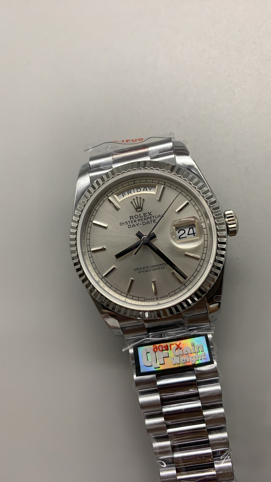 Rolex Day-Date 40MM | โชว์วันและวันที่ | กลไกอัตโนมัติ Cal.3255