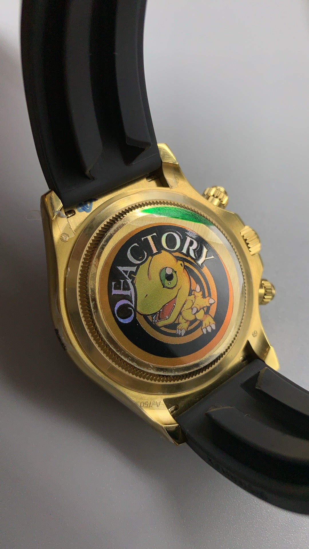 Rolex Daytona 40MM | หน้าปัดสีดำ | ตัวเรือนสแตนเลสเคลือบสีทอง PVD | กลไกอัตโนมัติ Cal.4131