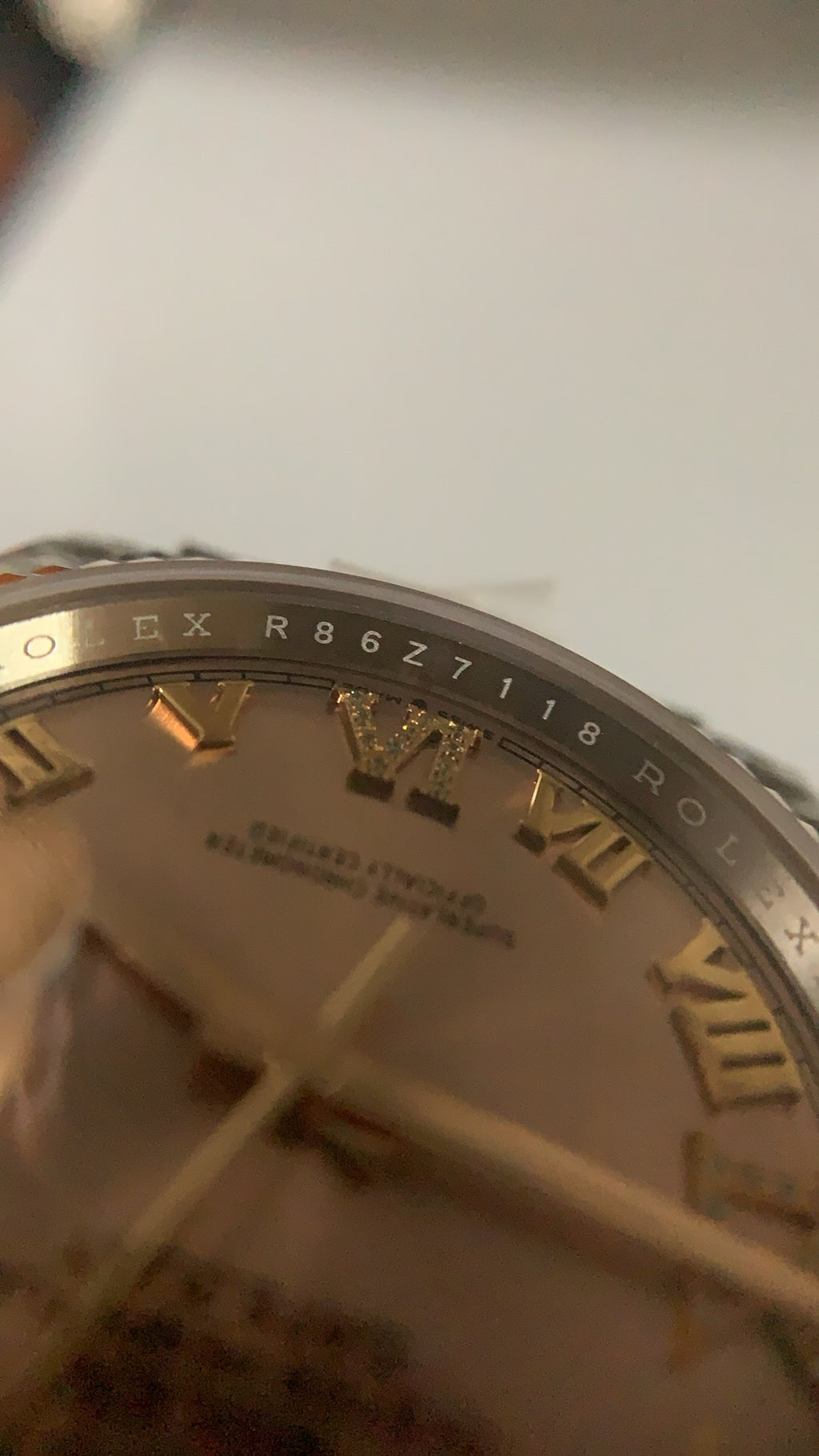 Rolex Datejust 36MM | หน้าปัดเลขโรมัน | ตัวเรือนสแตนเลสสลับเคลือบสีโรสโกลด์ PVD