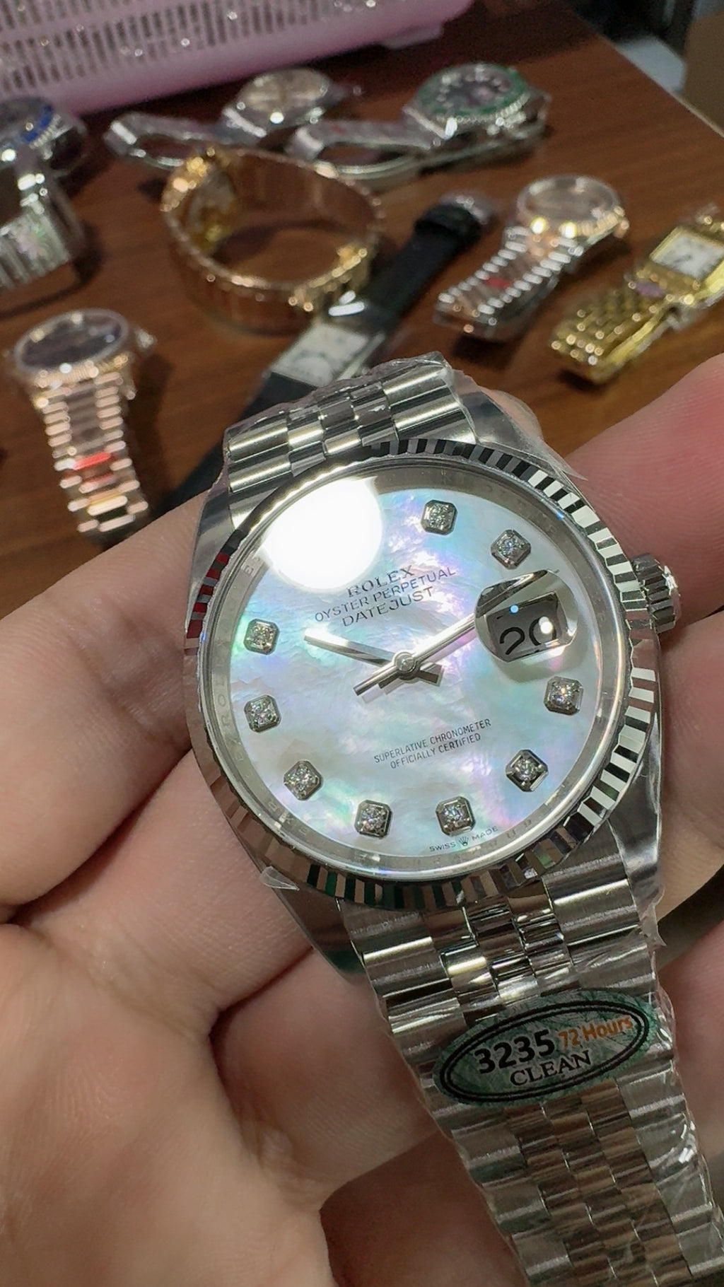 Rolex Datejust 36MM | หน้าปัดมุก (Mother of Pearl) | กลไกอัตโนมัติ Cal.3235