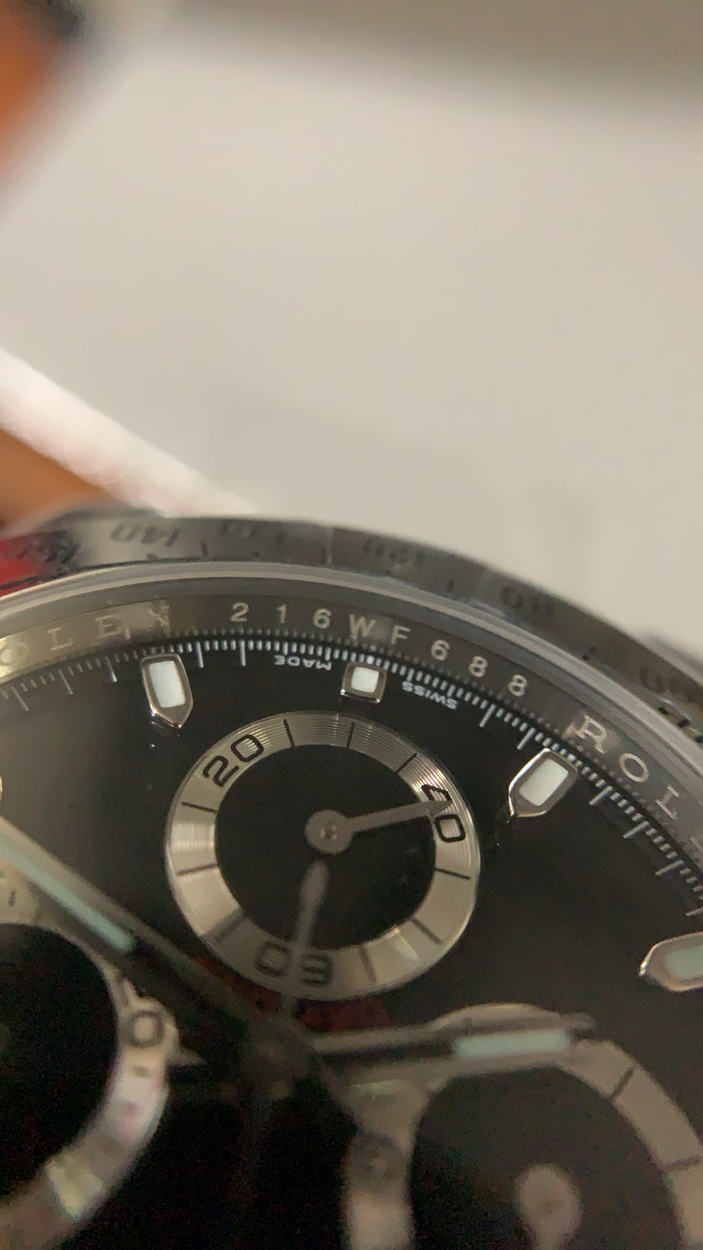 Rolex Daytona 40MM | หน้าปัดสีดำ | ตัวเรือนสแตนเลสสตีล | กลไกอัตโนมัติ Cal.4130