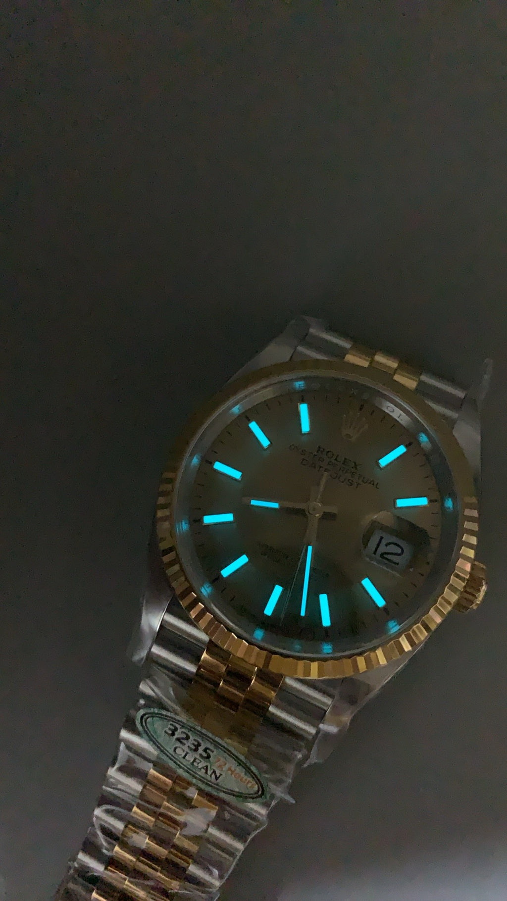 Rolex Datejust 36MM | ตัวเรือนสแตนเลสสลับเคลือบสีทอง PVD | กลไกอัตโนมัติ Cal.3235