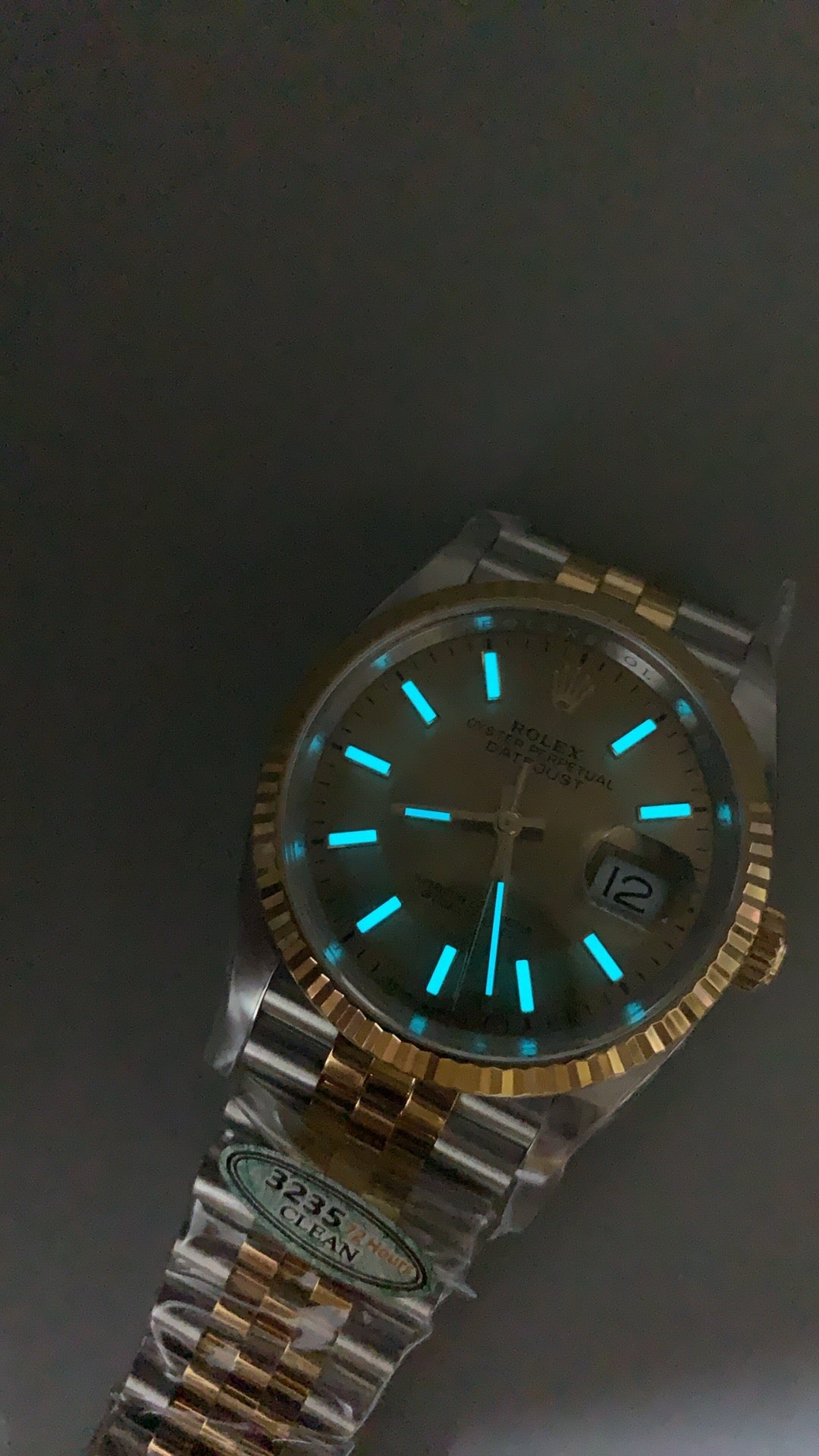 Rolex Datejust 36MM | ตัวเรือนสแตนเลสสลับเคลือบสีทอง PVD | กลไกอัตโนมัติ Cal.3235