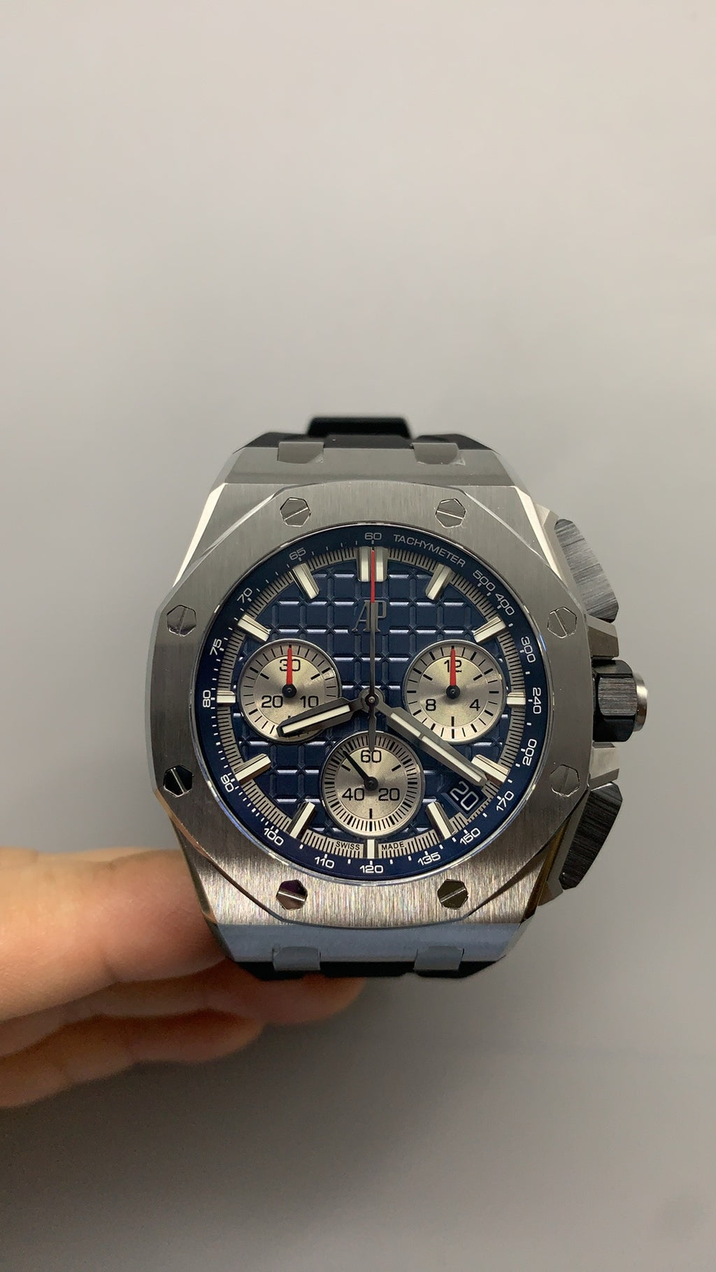Audemars Piguet Royal Oak Offshore 26420ST | 43MM | Stainless Steel Case | Blue Dial | Chronograph | Automatic Caliber 4401