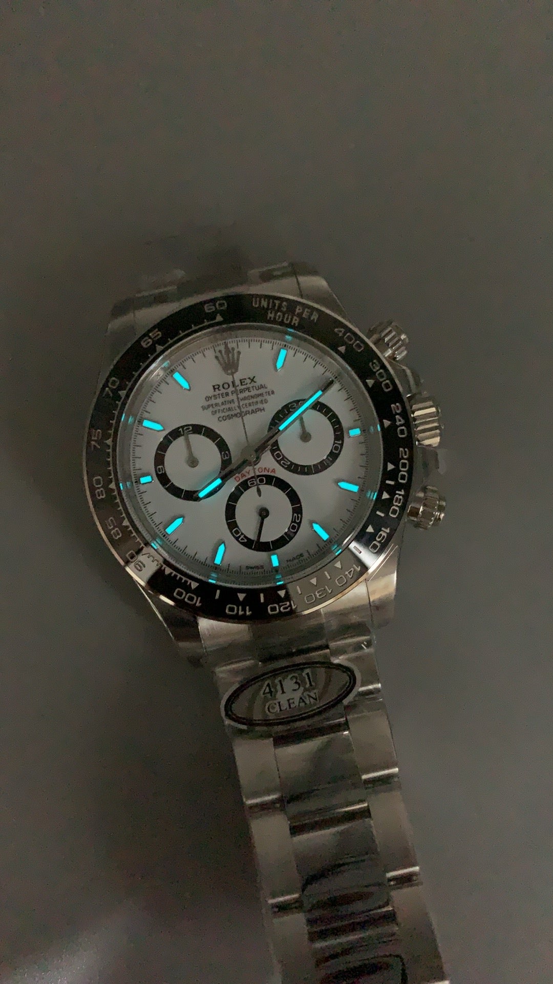 Rolex Daytona 40MM | หน้าปัดแพนด้า ขาว-ดำ | กลไกอัตโนมัติ Cal.4131