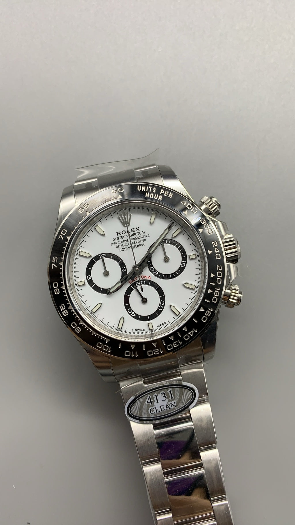 Rolex Daytona 40MM | หน้าปัดแพนด้า ขาว-ดำ | กลไกอัตโนมัติ Cal.4131