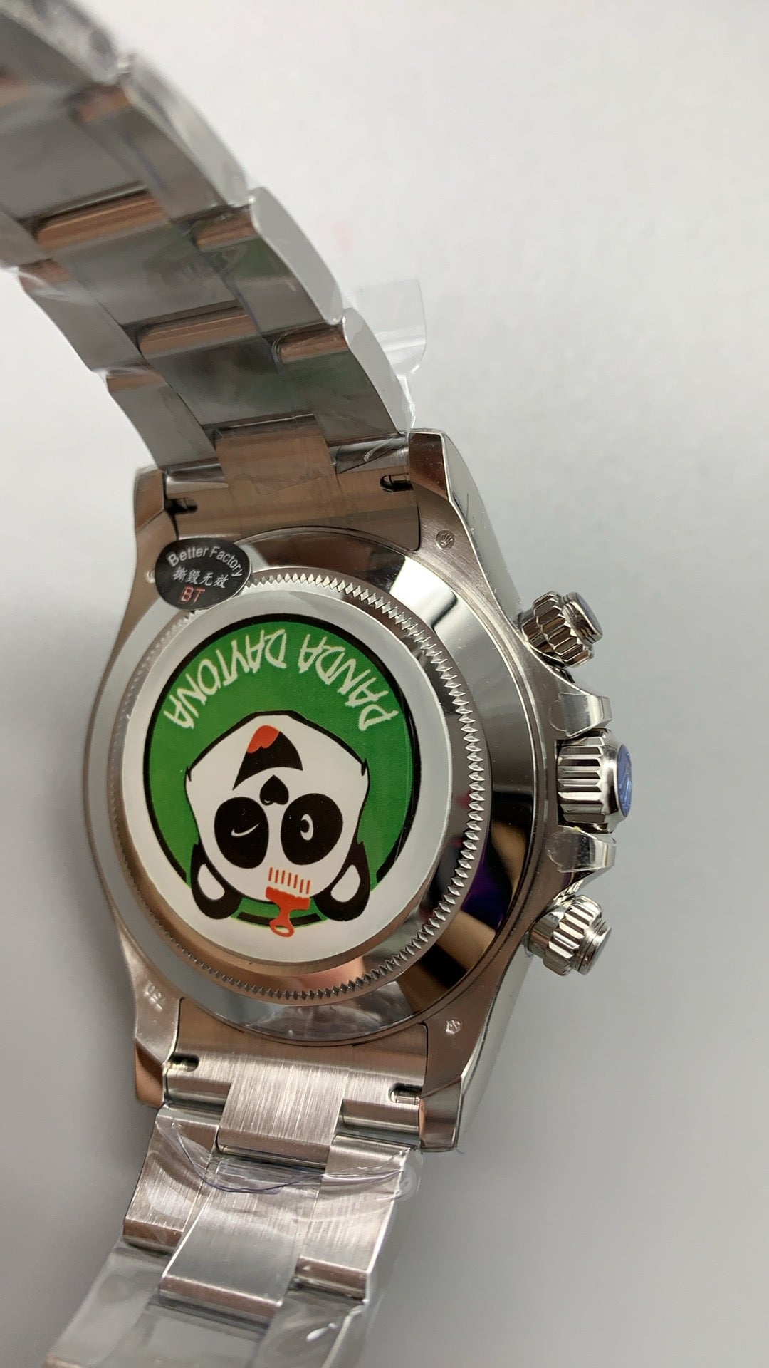 Rolex Daytona 40MM | หน้าปัดสีฟ้า (Ice Blue) | ตัวเรือนสแตนเลสเคลือบสีไวท์โกลด์ PVD