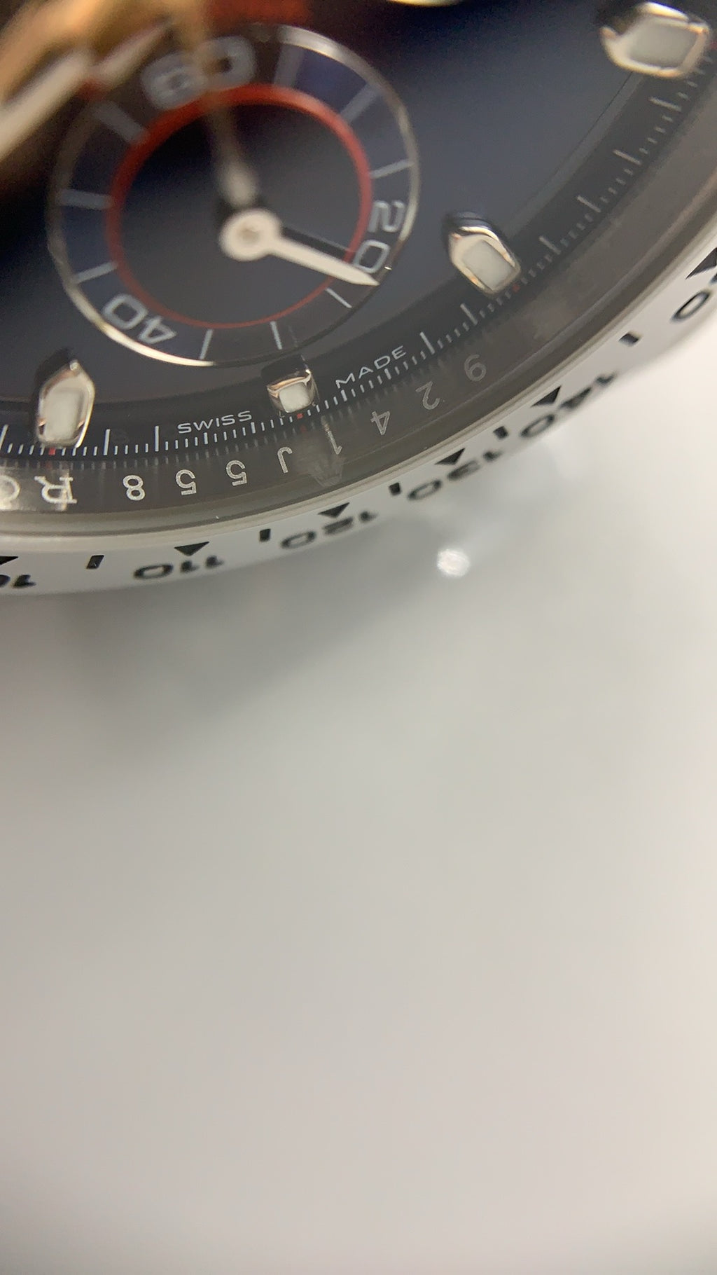 Rolex Daytona 40MM | หน้าปัดสีฟ้า (Ice Blue) | ตัวเรือนสแตนเลสเคลือบสีไวท์โกลด์ PVD