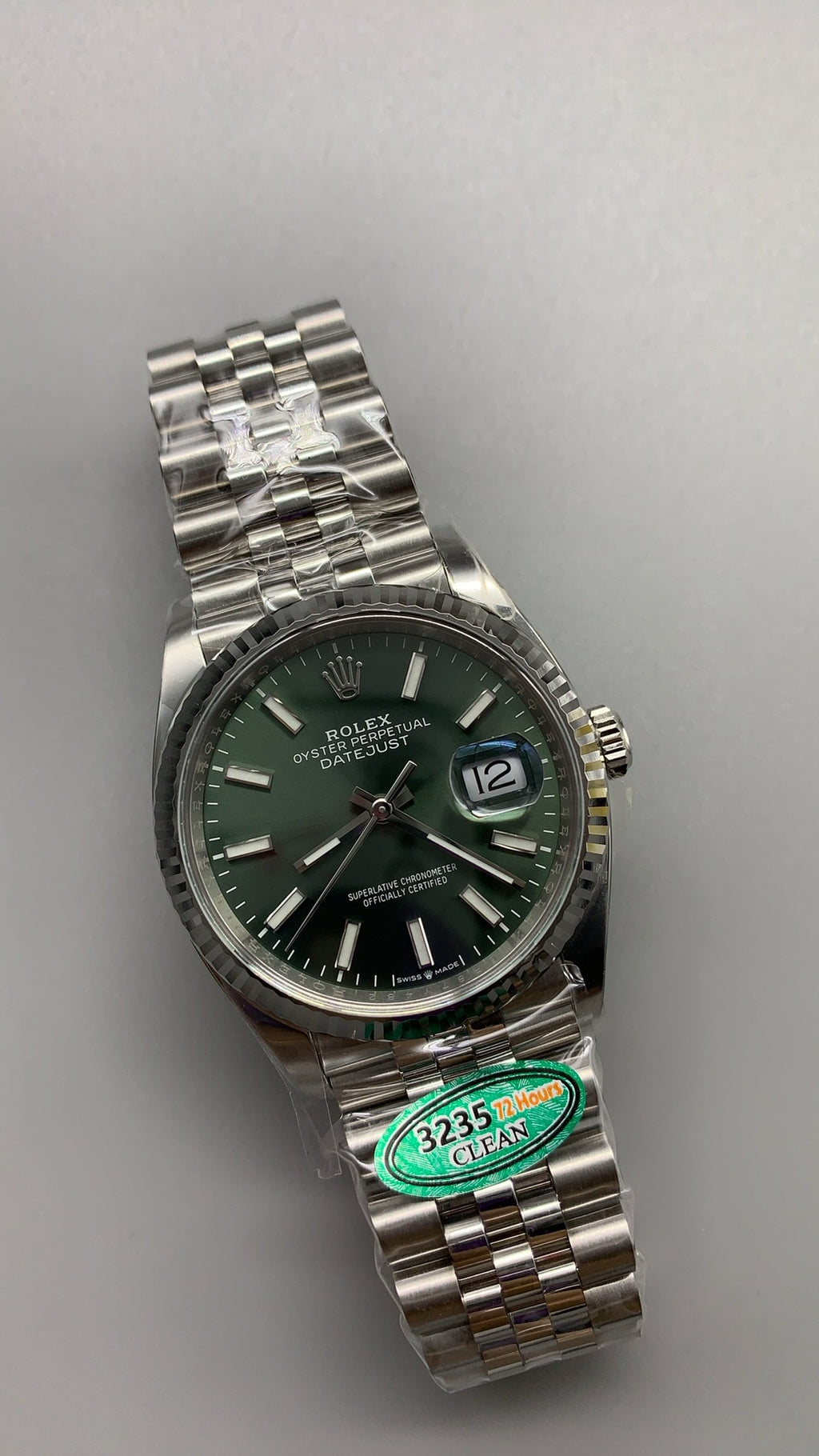 Rolex Datejust 36MM | หน้าปัดสีเขียว | กลไกอัตโนมัติ Cal.3235