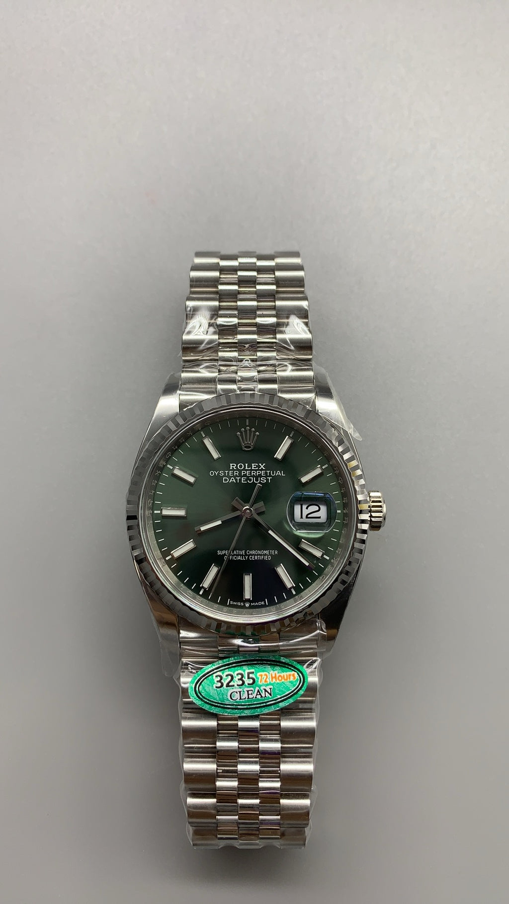 Rolex Datejust 36MM | หน้าปัดสีเขียว | กลไกอัตโนมัติ Cal.3235