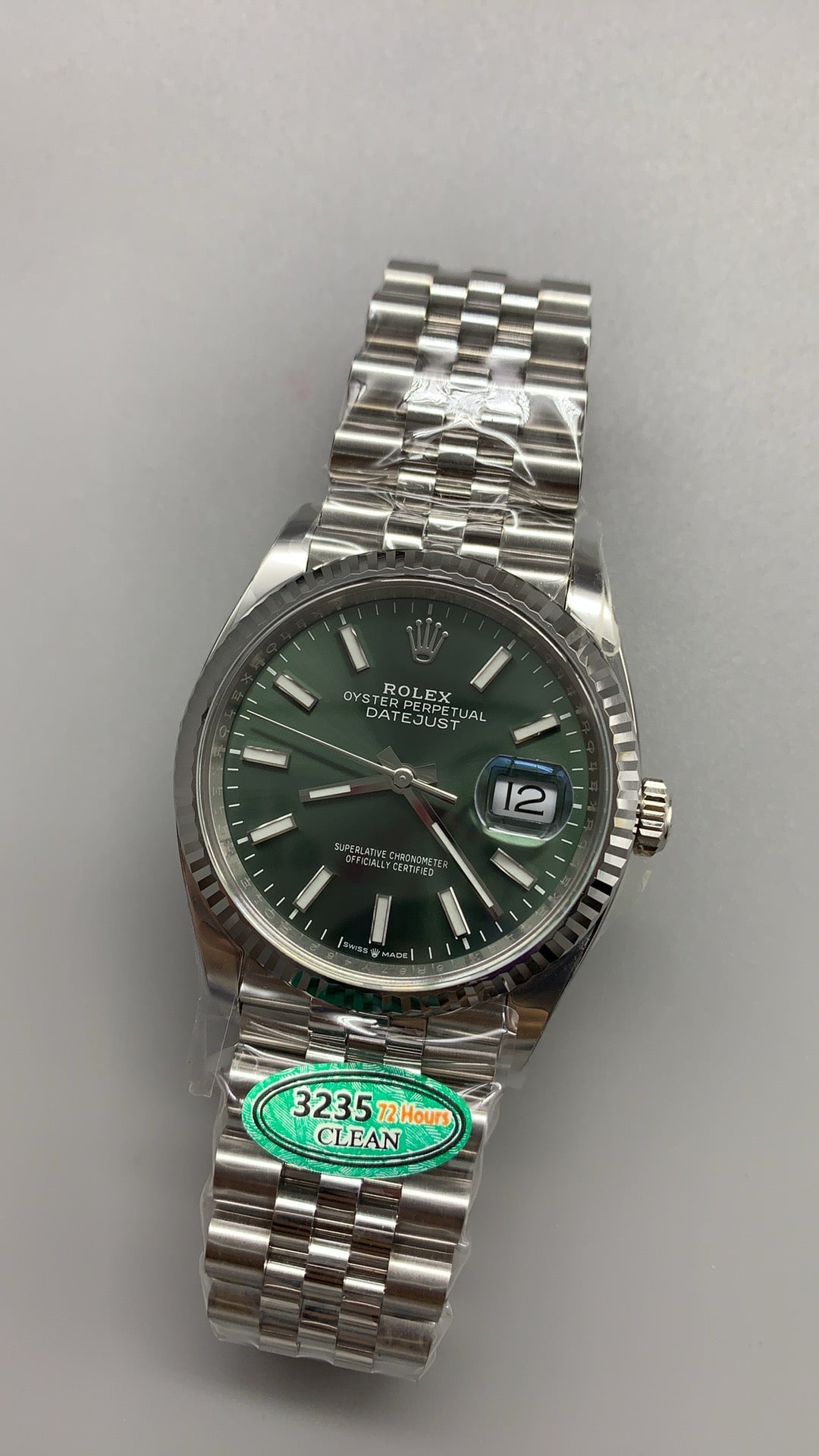 Rolex Datejust 36MM | หน้าปัดสีเขียว | กลไกอัตโนมัติ Cal.3235