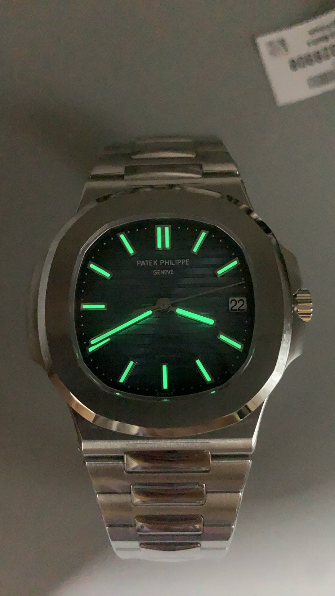 Patek Philippe Nautilus 5711 | 40MM | หน้าปัดสีน้ำเงินลายริ้ว | กลไกอัตโนมัติ Cal.324 S C