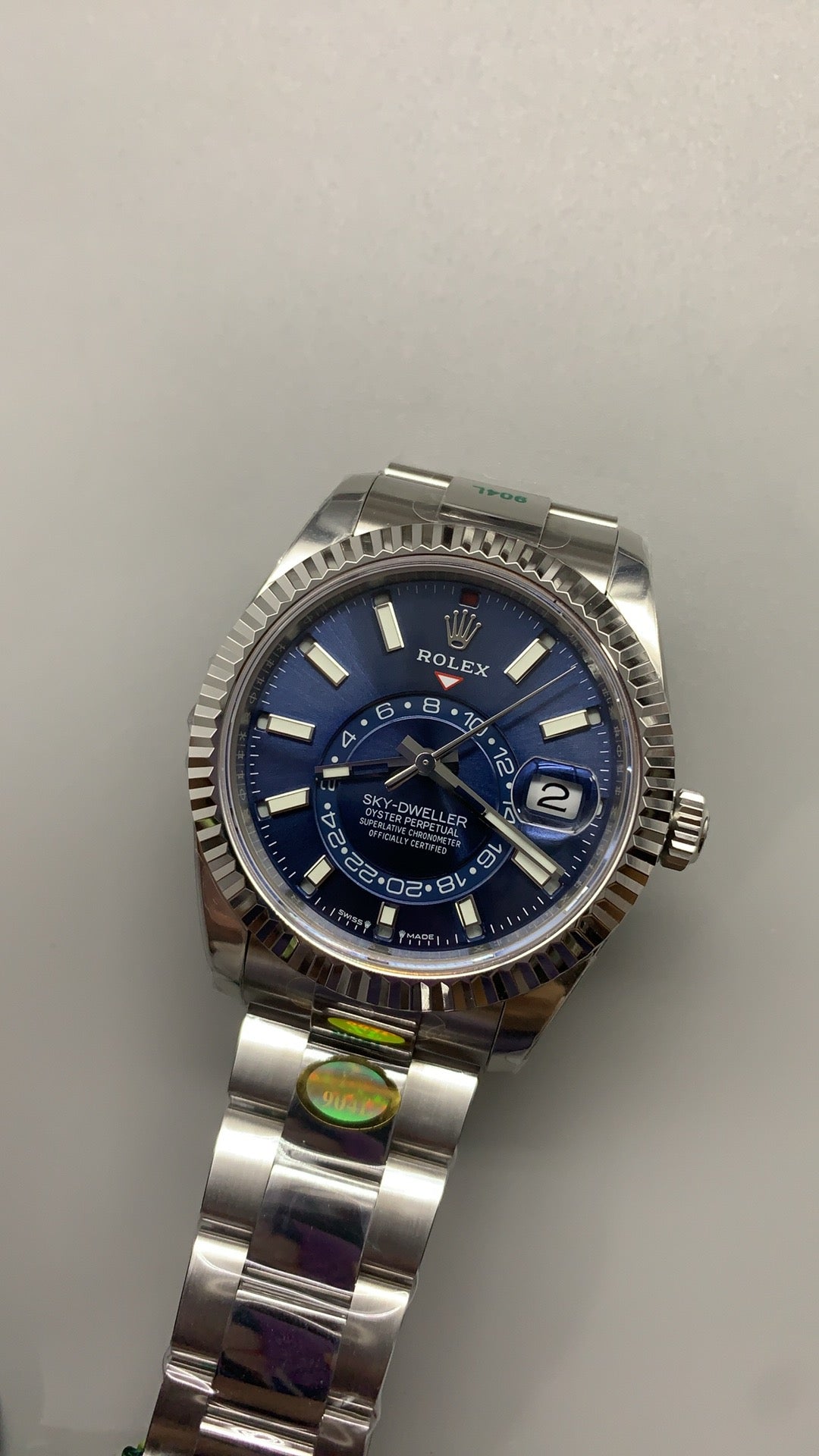 Rolex Sky-Dweller 42MM | ฟังก์ชันปฏิทินประจำปี + GMT | กลไกอัตโนมัติ Cal.9002