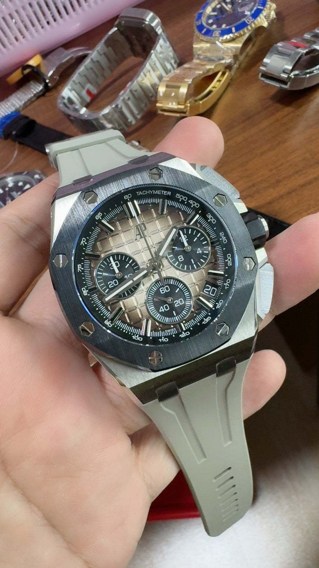Audemars Piguet Royal Oak Offshore 26420ST | 43MM | Stainless Steel Case | Blue Dial | Chronograph | Automatic Caliber 4401