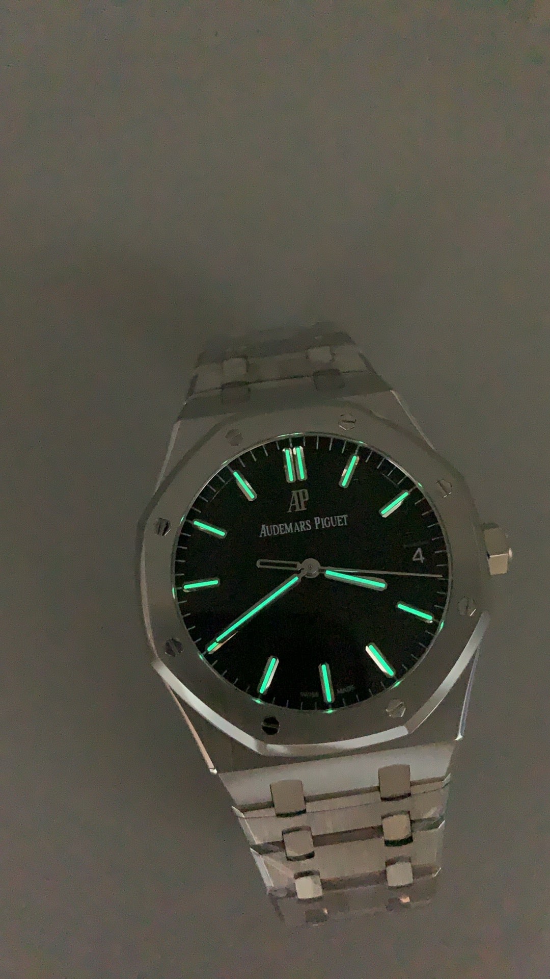 Audemars Piguet Royal Oak 15500ST | 41MM | ตัวเรือนสแตนเลสสตีล | หน้าปัดสีดำ | กลไกอัตโนมัติ Cal.4302