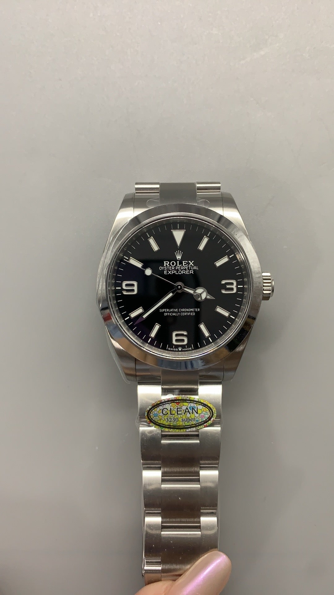 Rolex Explorer 40MM | รุ่นคลาสสิก เรียบหรู | กลไกอัตโนมัติ Cal.3230