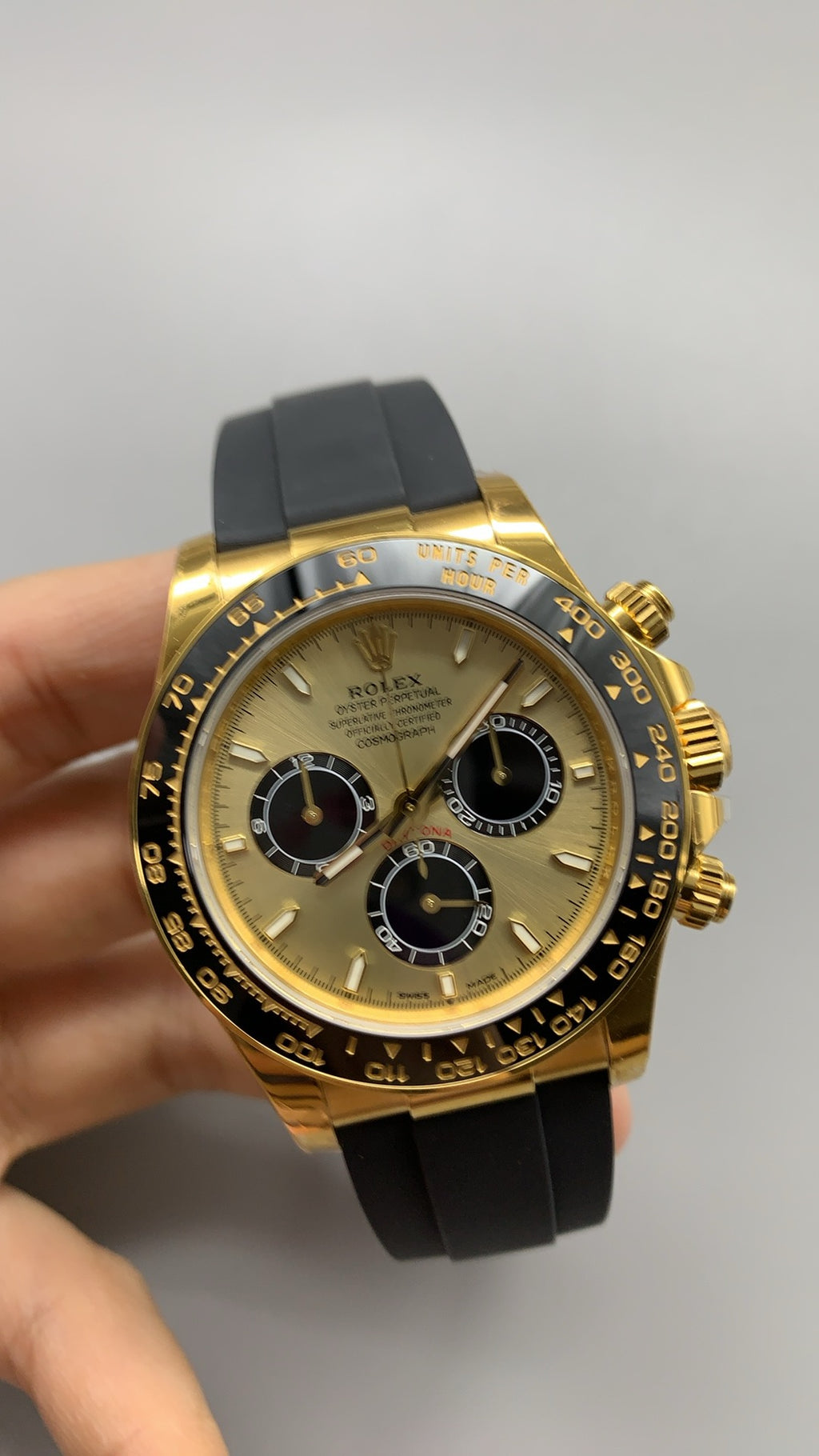 Rolex Daytona 40MM | Gold dial | Gold PVD plated stainless steel case