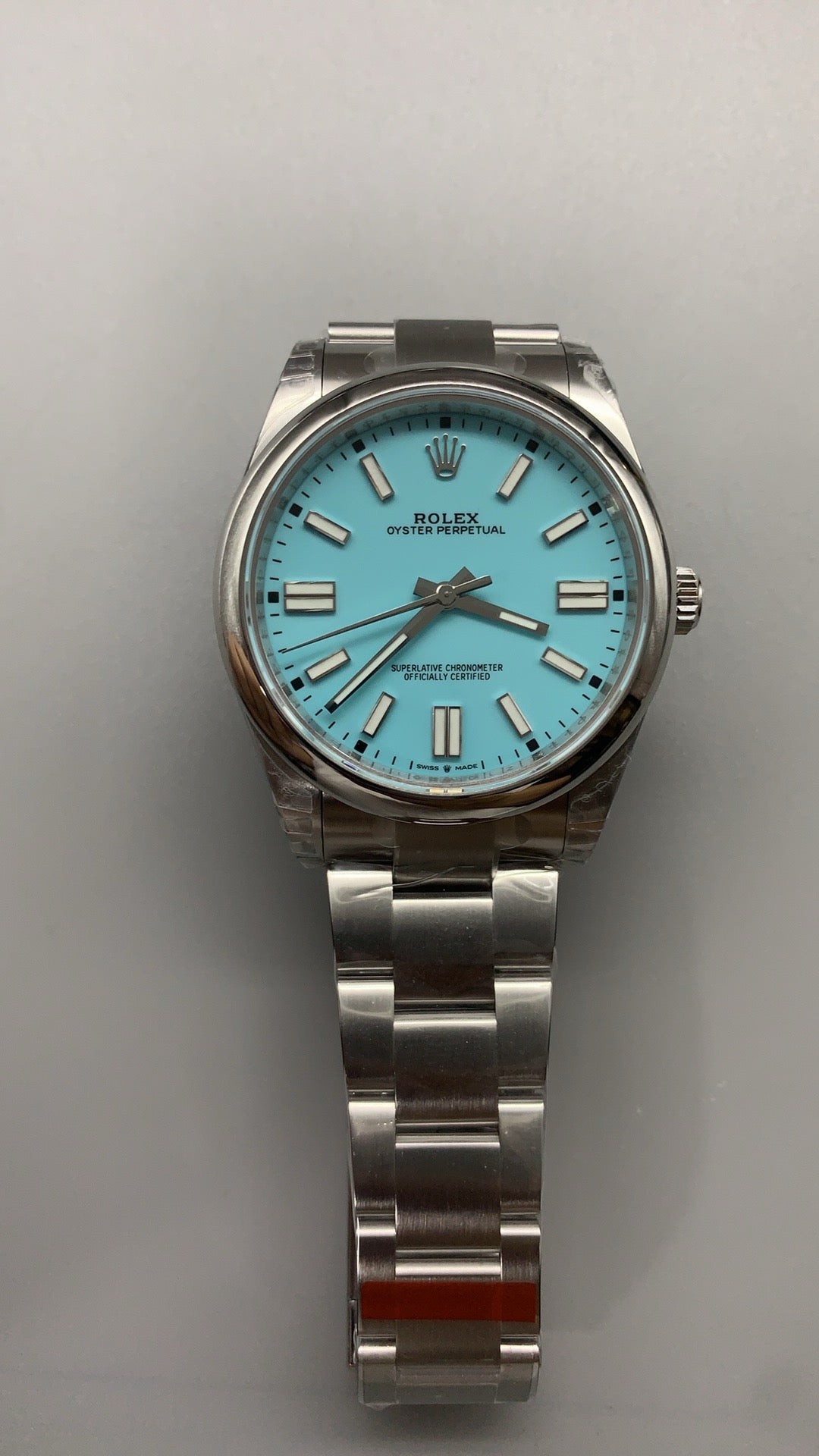 Rolex Oyster Perpetual 41MM | หน้าปัดสีฟ้า Tiffany | กลไกอัตโนมัติ Cal.3230