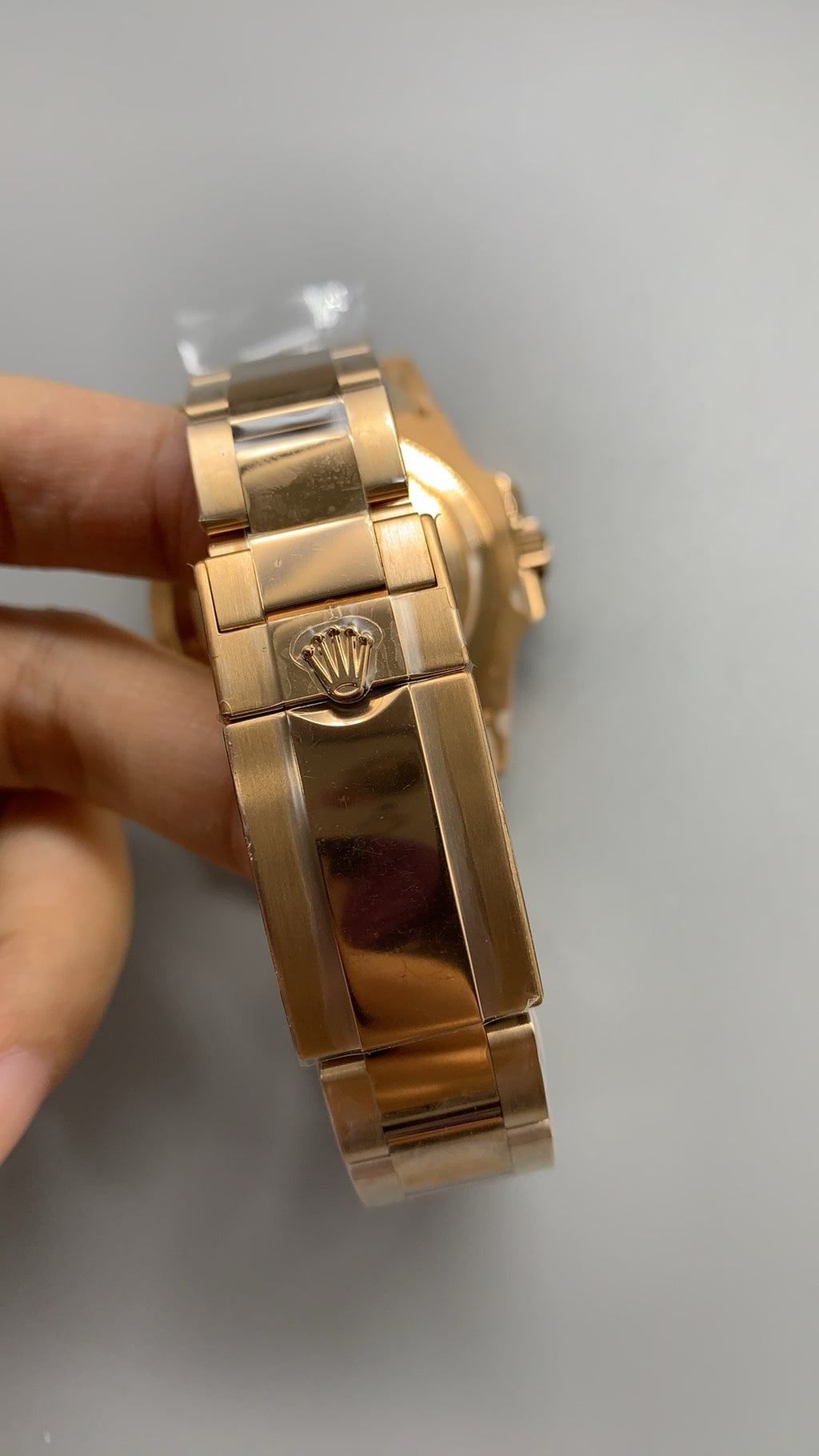 Rolex GMT-Master II 40MM | ตัวเรือนสแตนเลสเคลือบสีโรสโกลด์ PVD | กลไกอัตโนมัติ Cal.3285