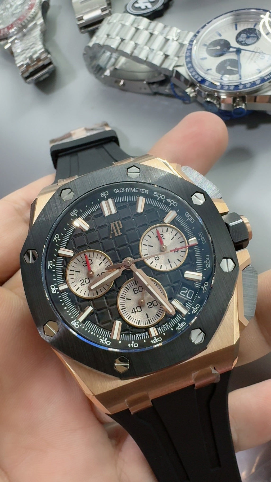 Audemars Piguet Royal Oak Offshore 26420ST | 43MM | Stainless Steel Case | Blue Dial | Chronograph | Automatic Caliber 4401